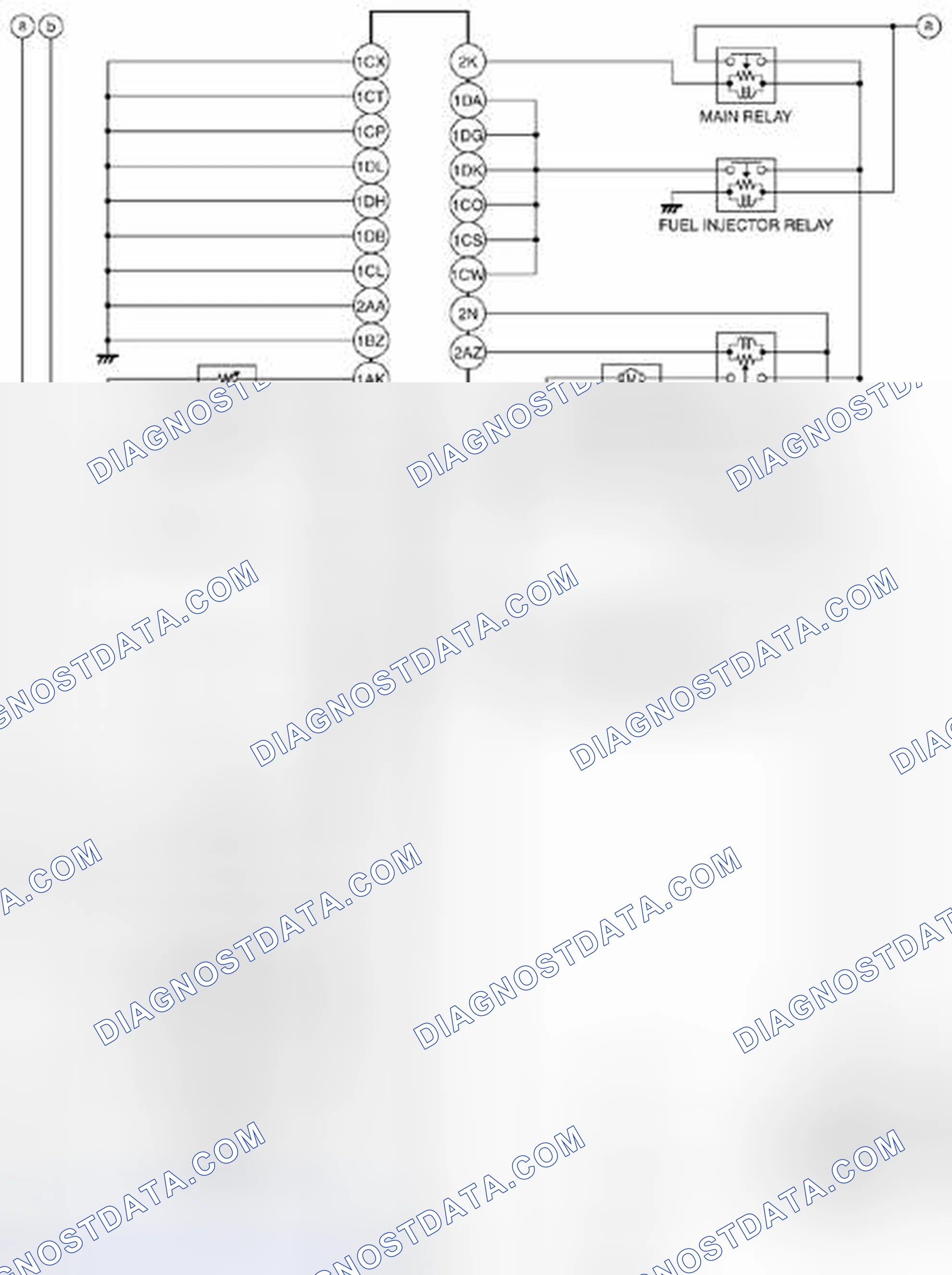 Scheme 261: Symptom Troubleshooting Wiring Diagram (SKYACTIV-G 2.0) (1 Of 3)