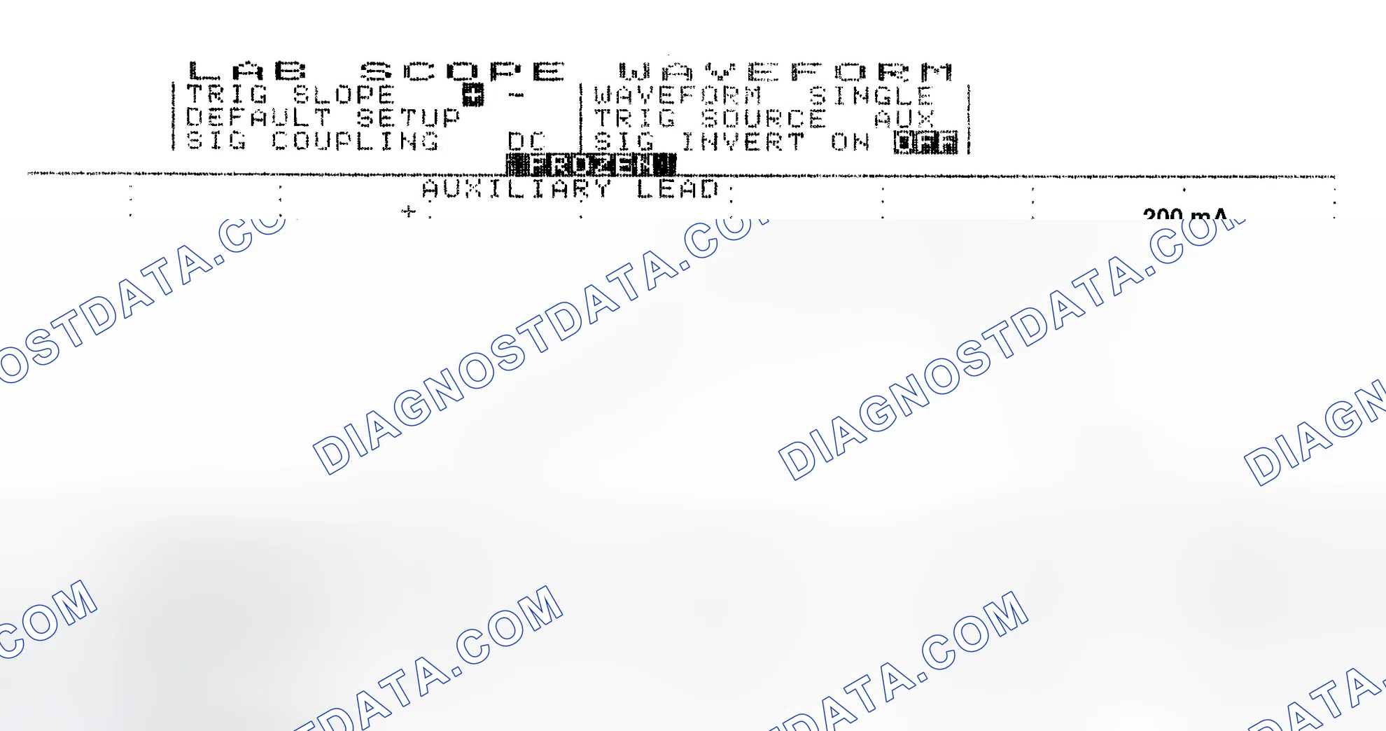 Scheme 13: Single Injector w/Normal Current Flow - Current Pattern