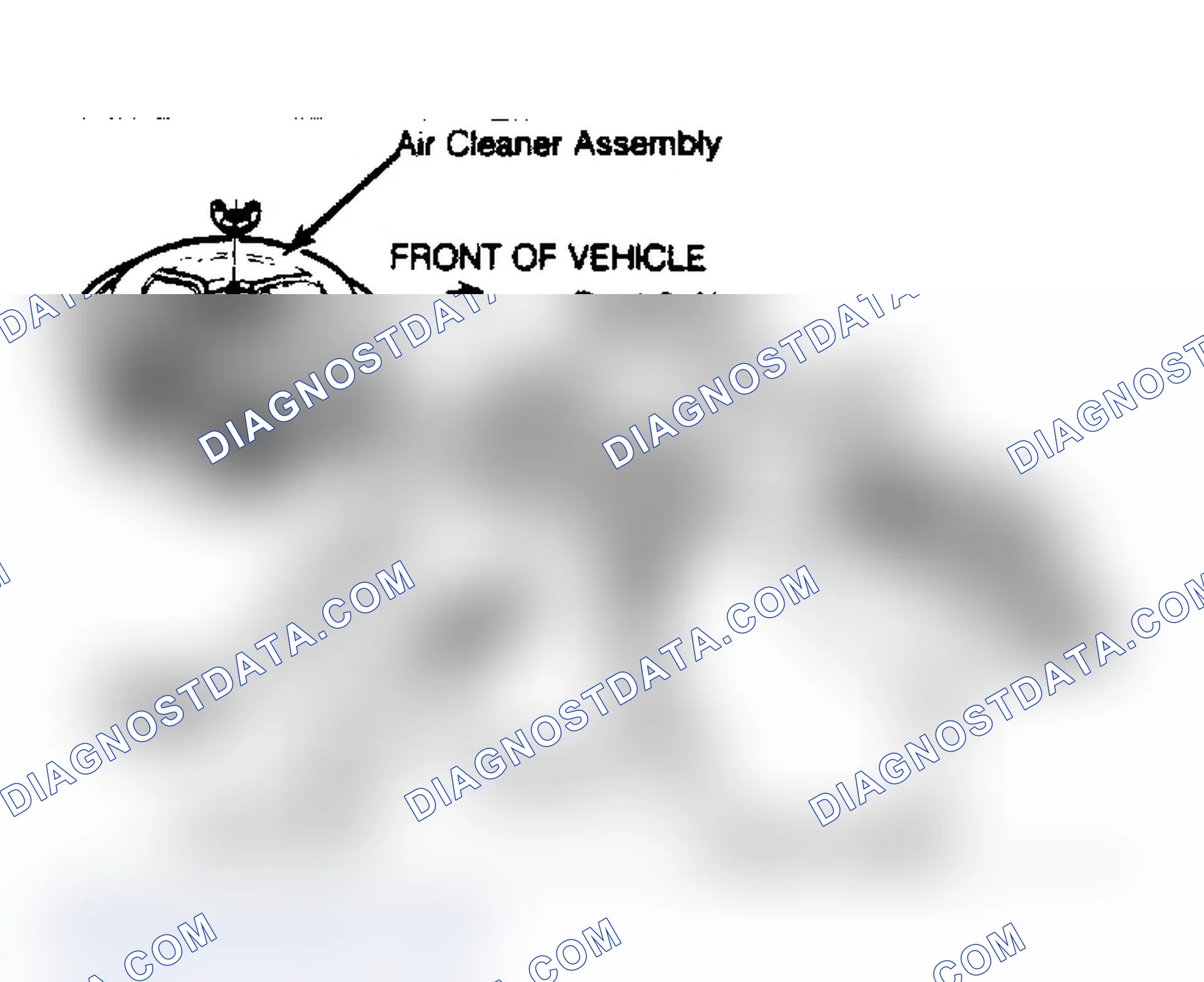 Scheme 49: Exploded View of Thermostatic Air Cleaner Assembly