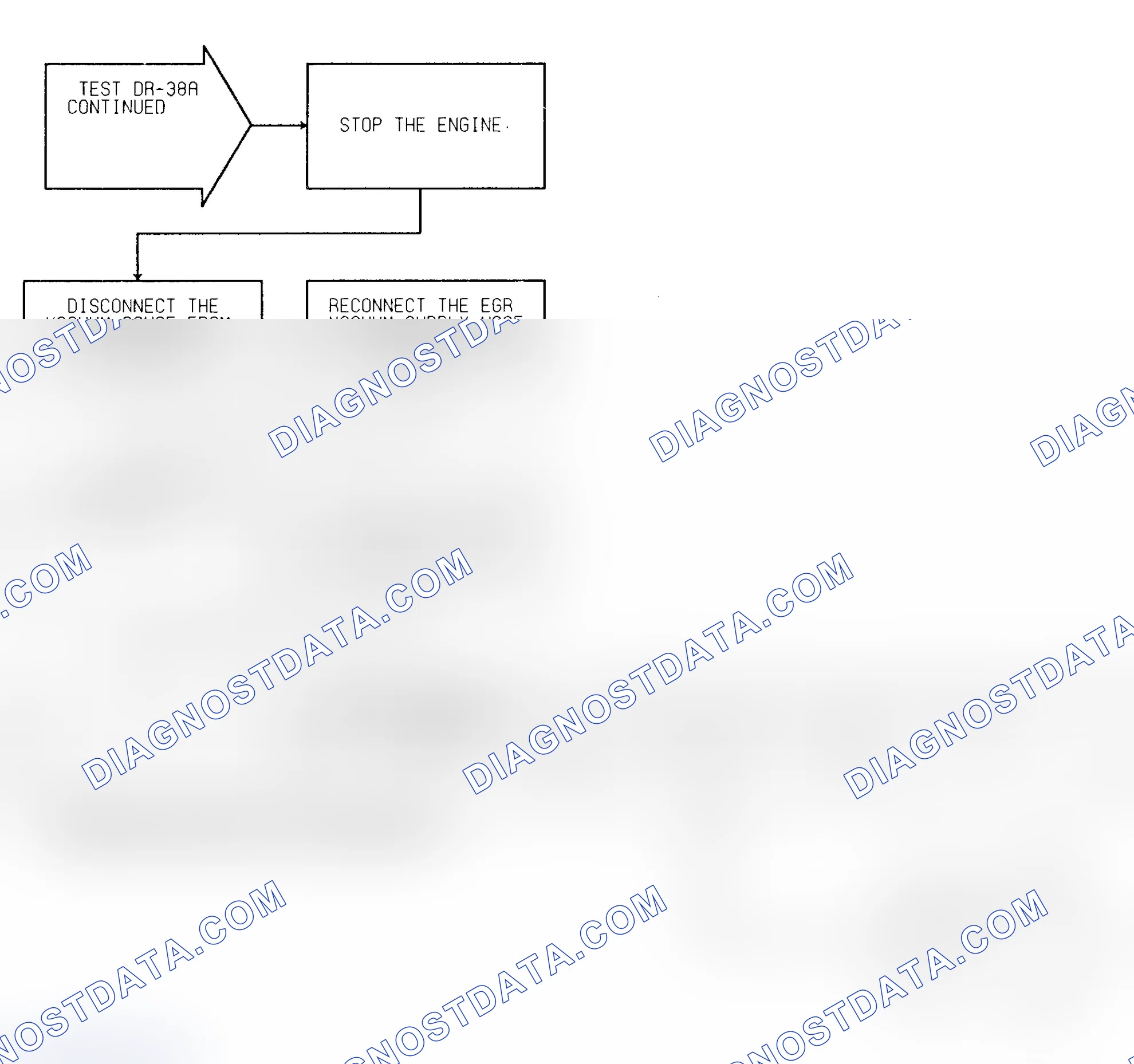 Scheme 445: Test DR-38A (2 of 4) EGR Valve Operation Check