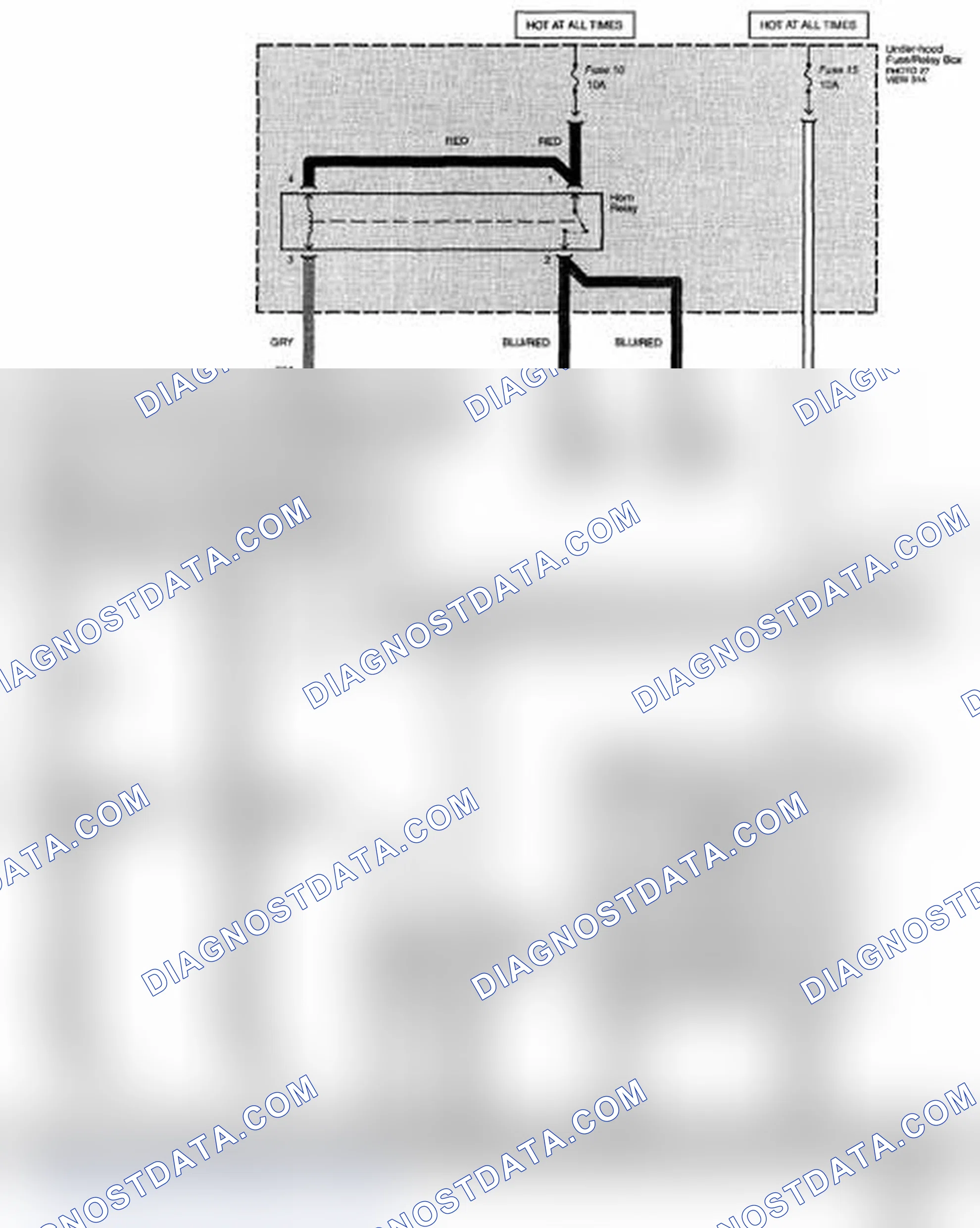Scheme 271: Keyless/Power Door Locks/Security System (V6) Circuit Diagram (Page 130-5)