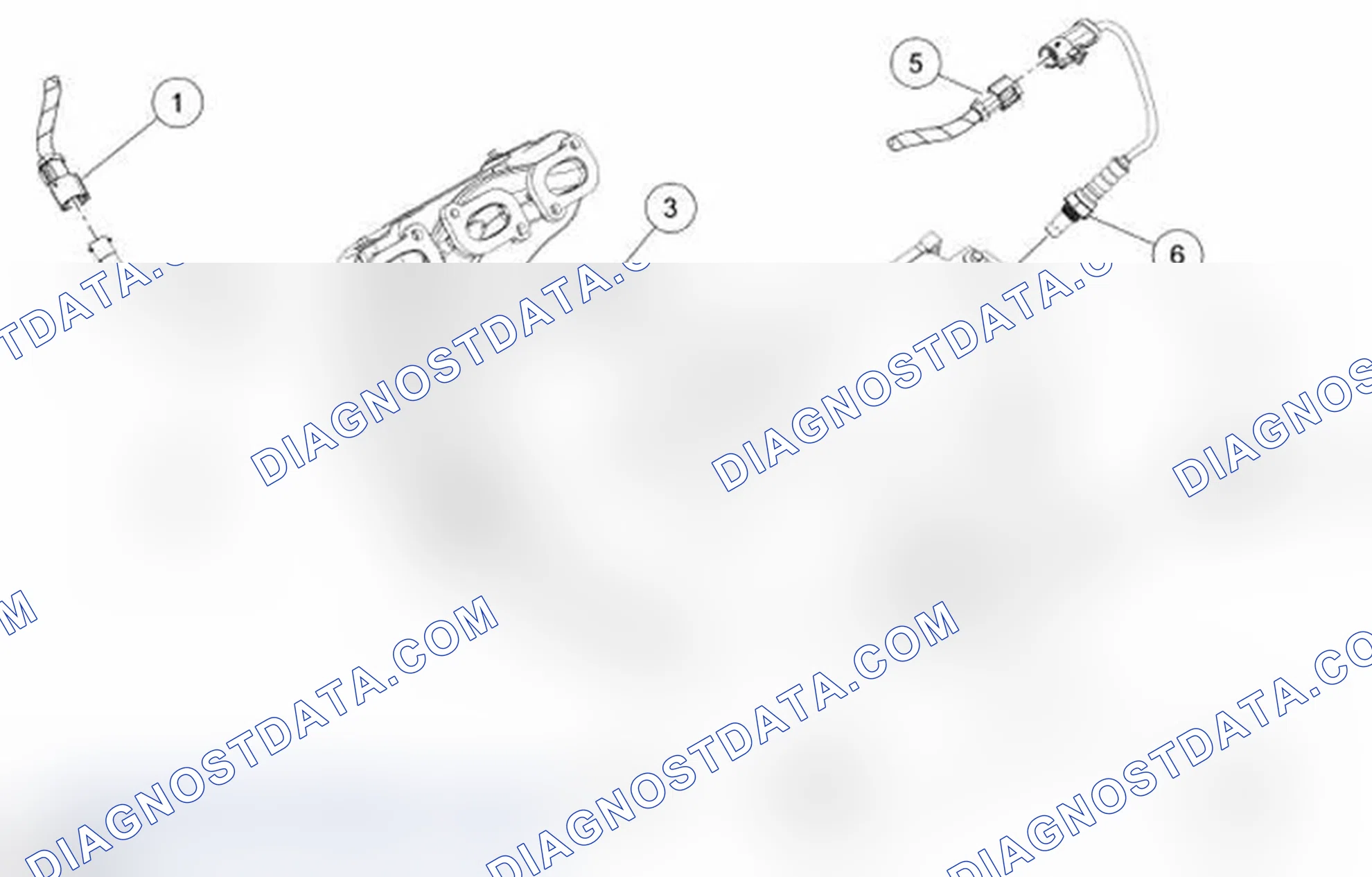 Scheme 31: Heated Oxygen Sensor (HO2S) and Catalyst Monitor Sensor - Exploded View