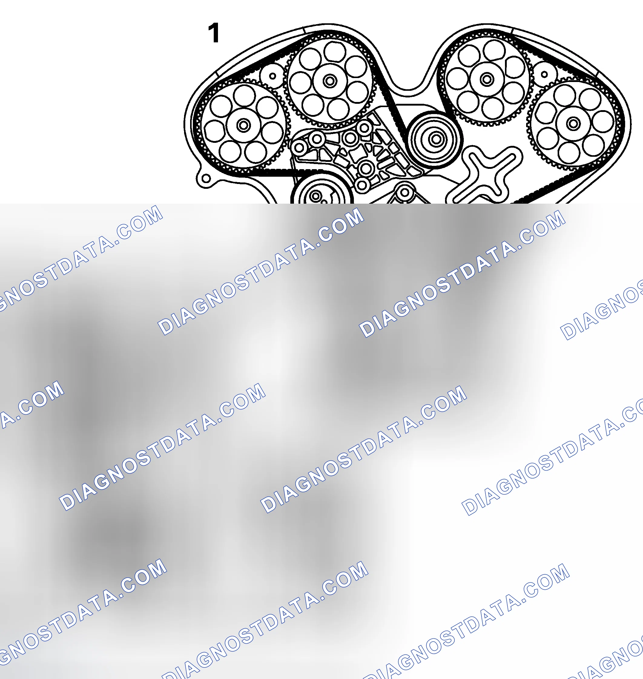 Scheme 654: Camshaft drive, to fit
