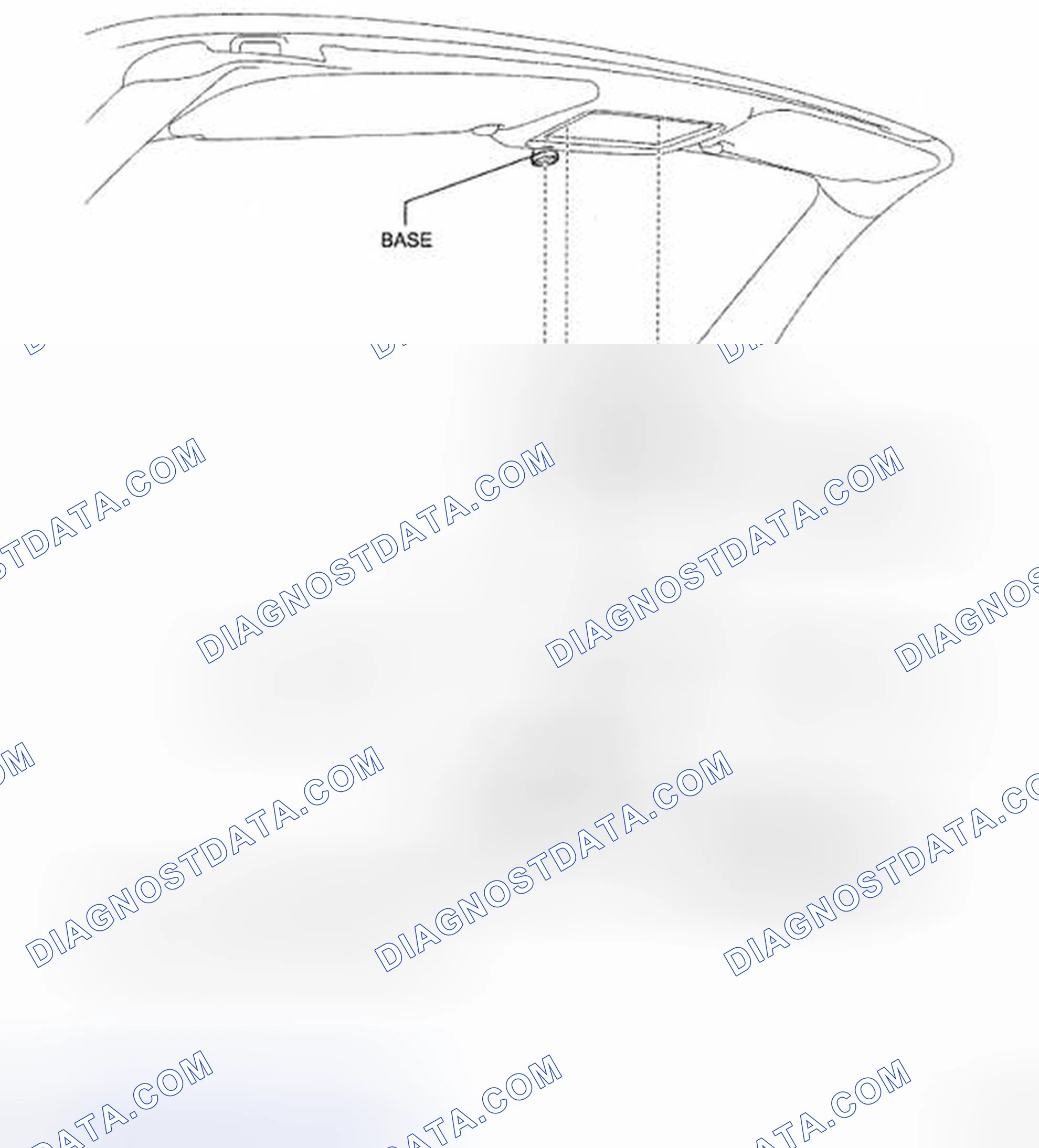 Fig. 37: Identifying Inner Rear View Mirror Components