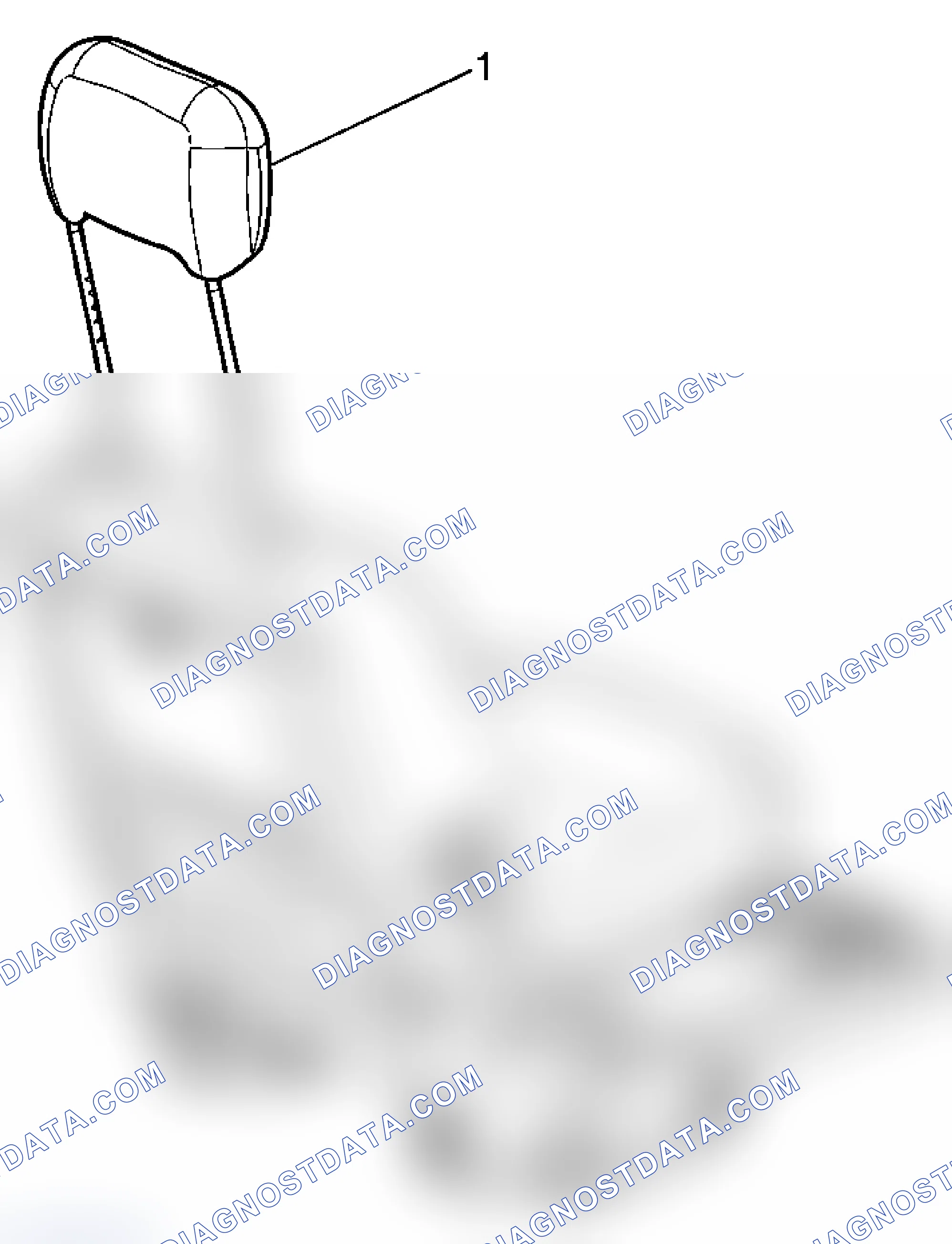 Scheme 31: Head Restraint Replacement - Rear Seat (Captain)