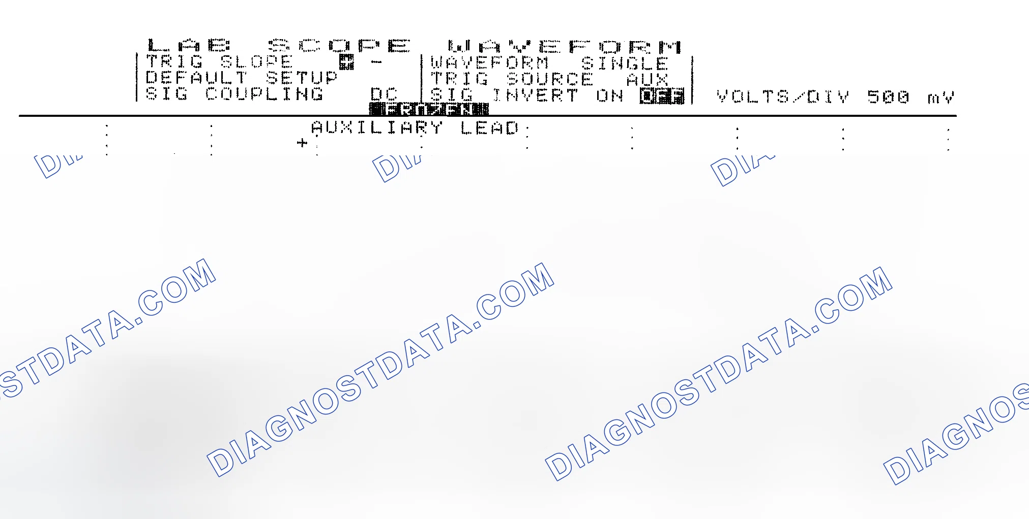 Scheme 14: Single Injector w/Excessive Current Flow - Current Pattern