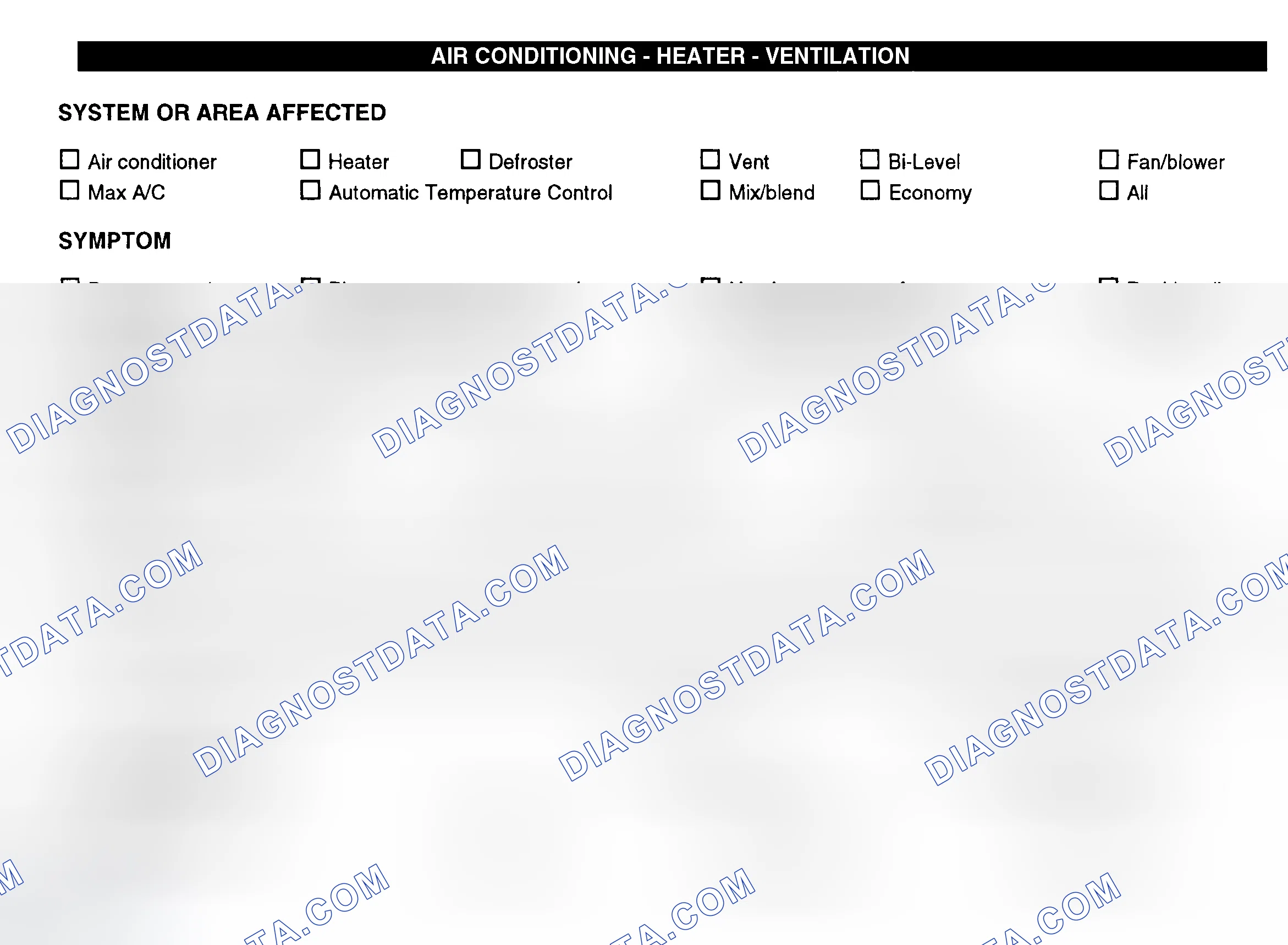 Scheme 8: Air Conditioning, Heater & Ventilation