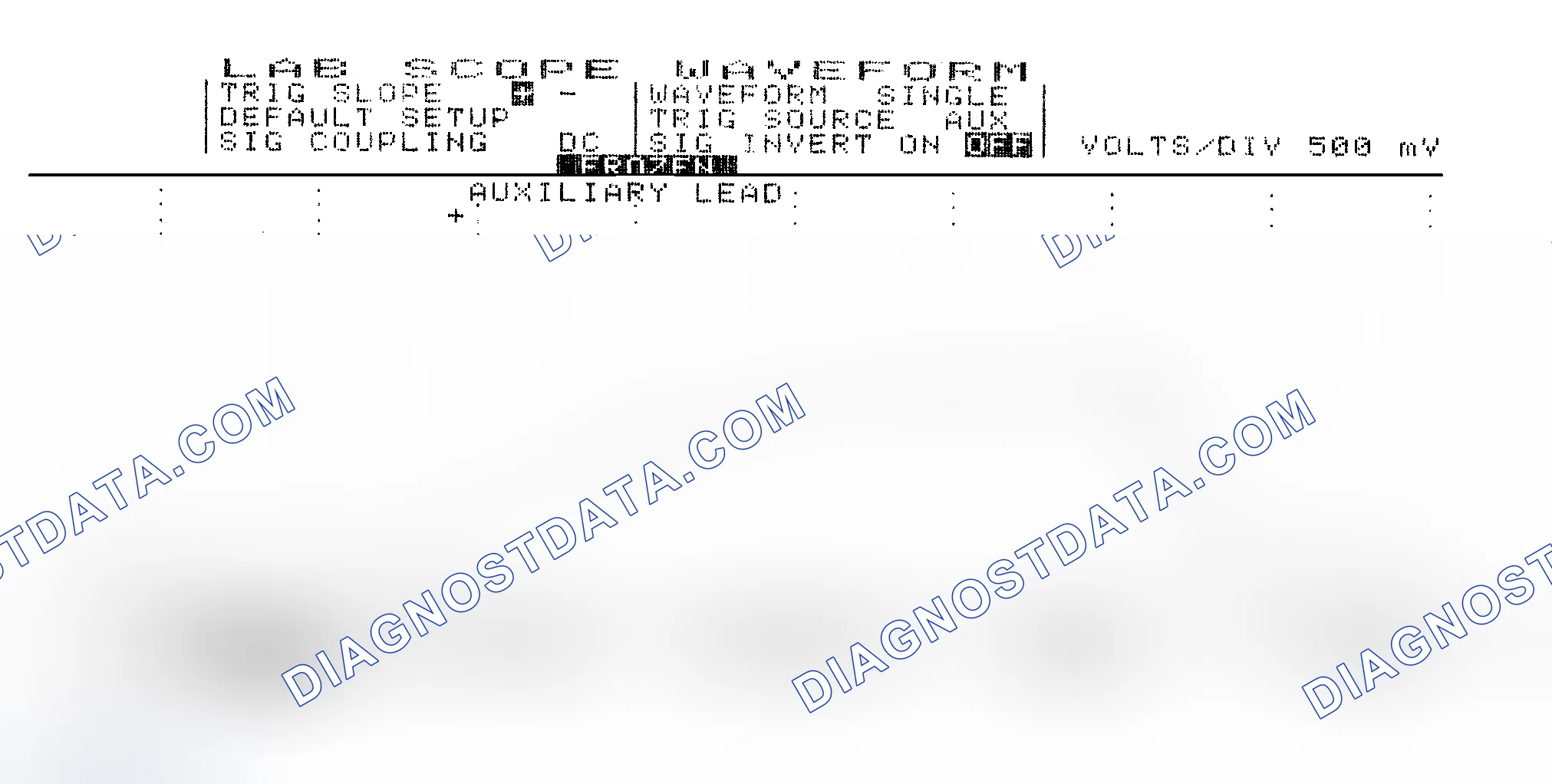 Scheme 14: Single Injector w/Excessive Current Flow - Current Pattern