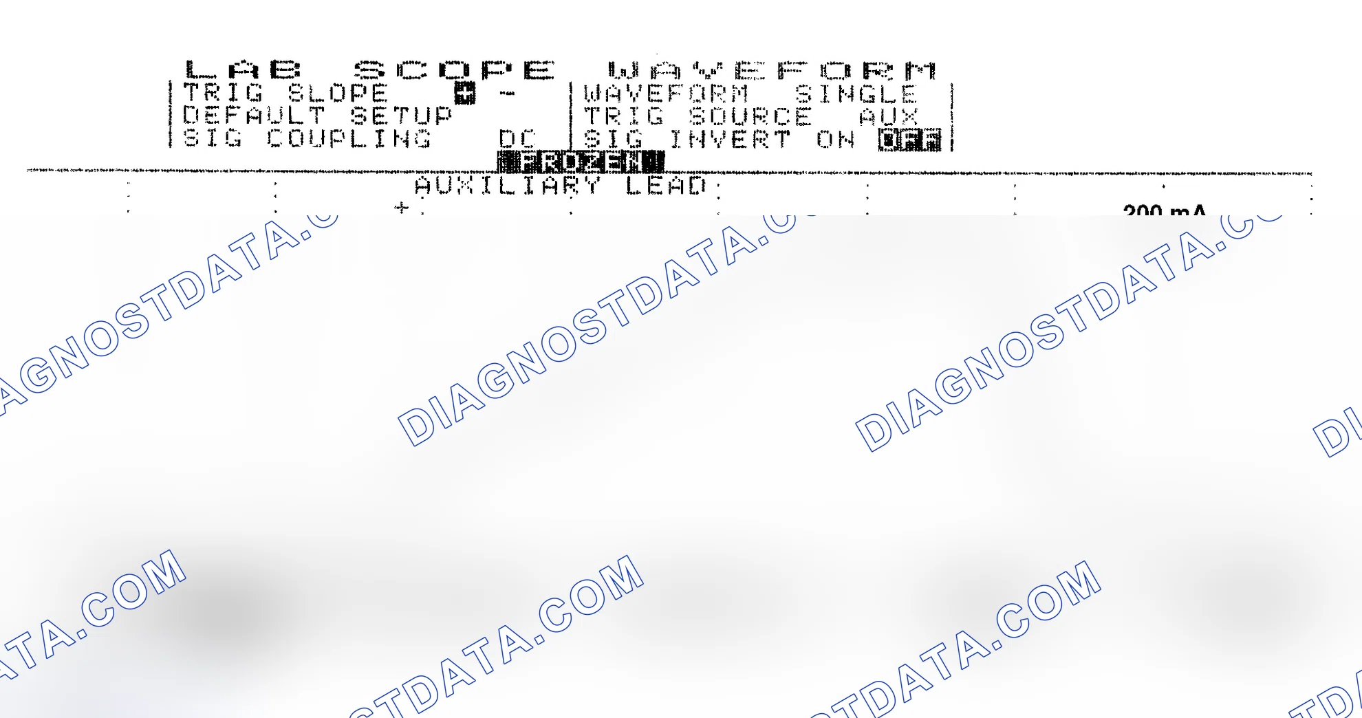 Scheme 13: Single Injector w/Normal Current Flow - Current Pattern