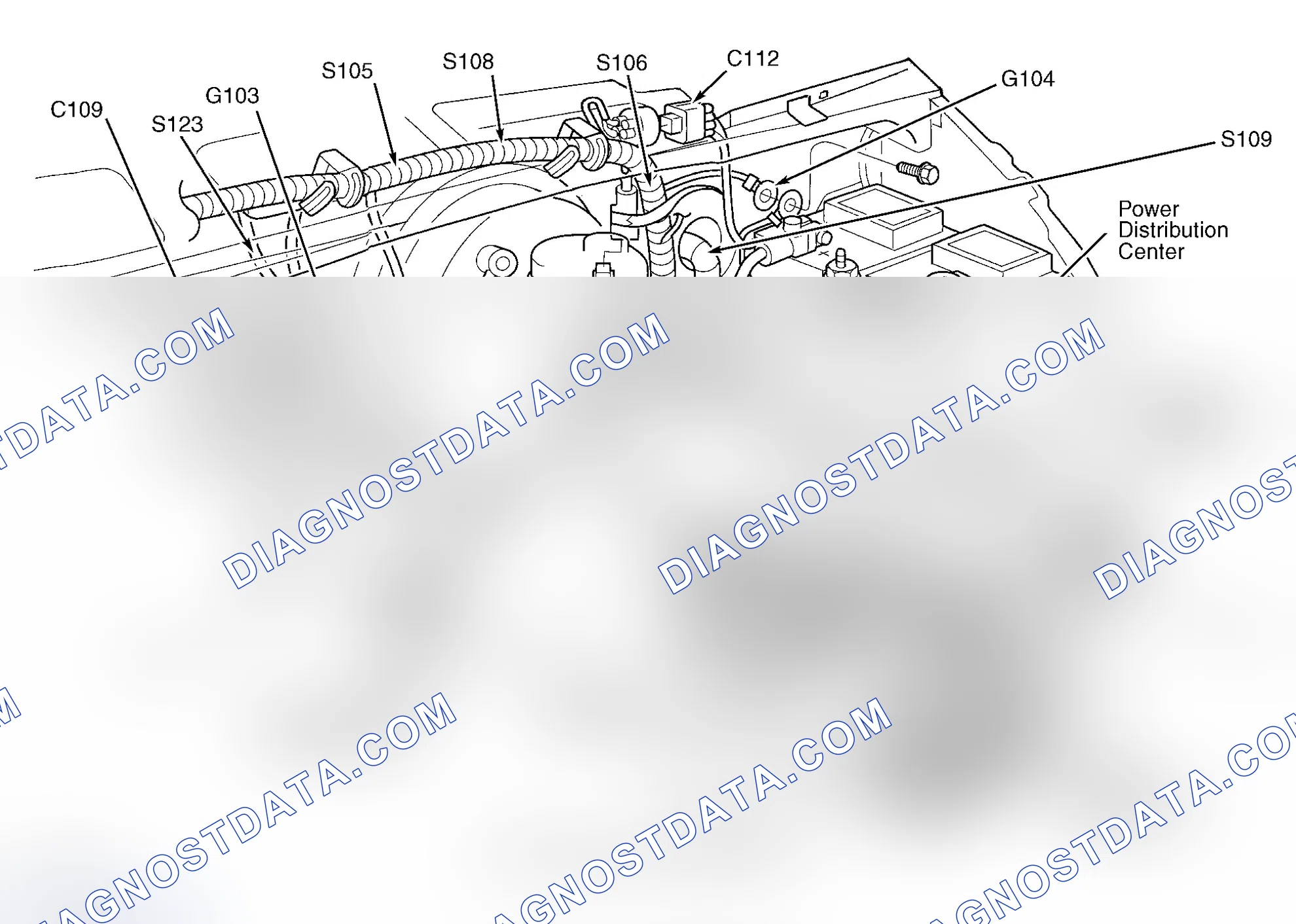 Scheme 4: Left Side Of Engine Compartment