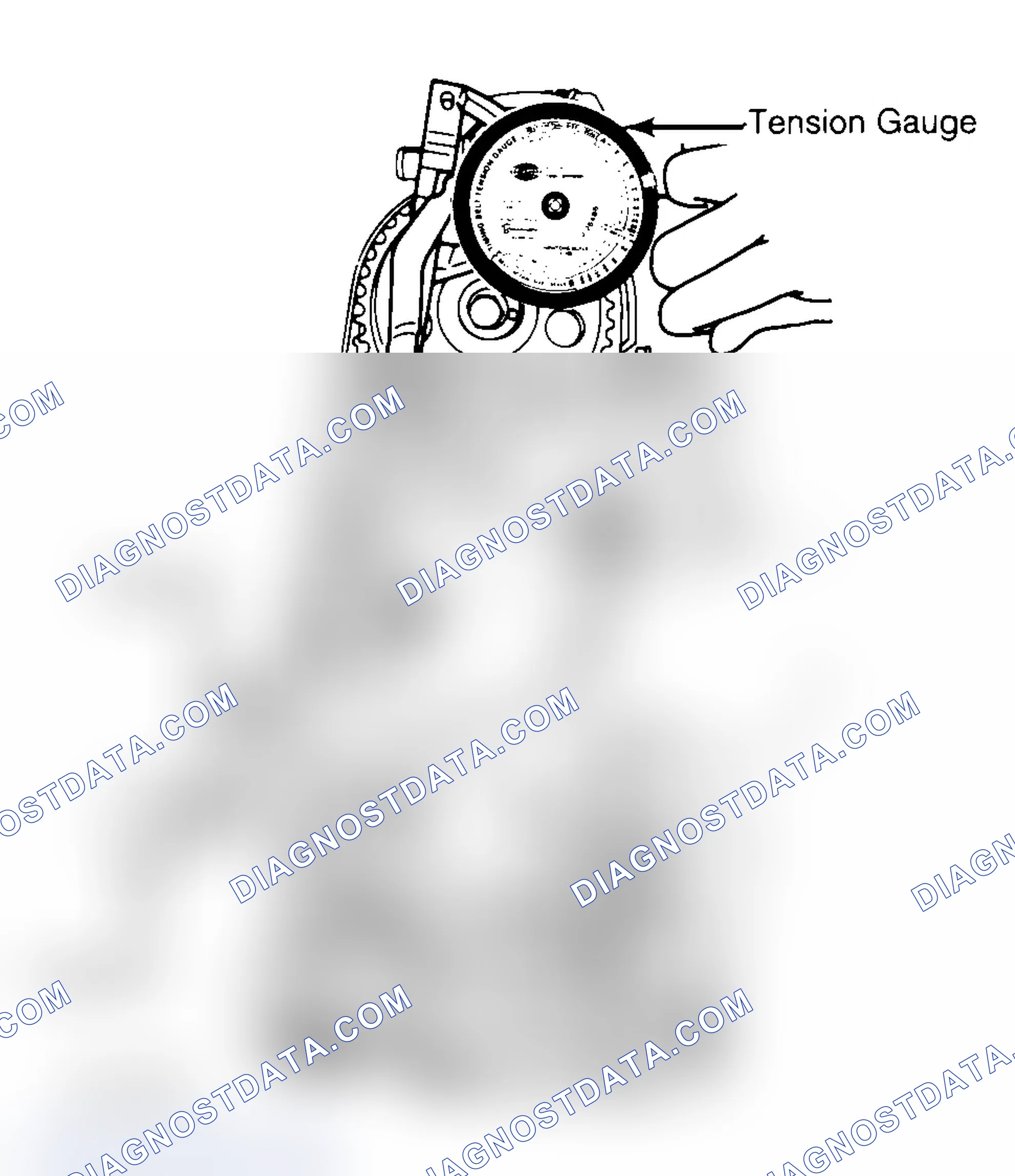 Scheme 28: Adjusting Typical Timing Belt Tension