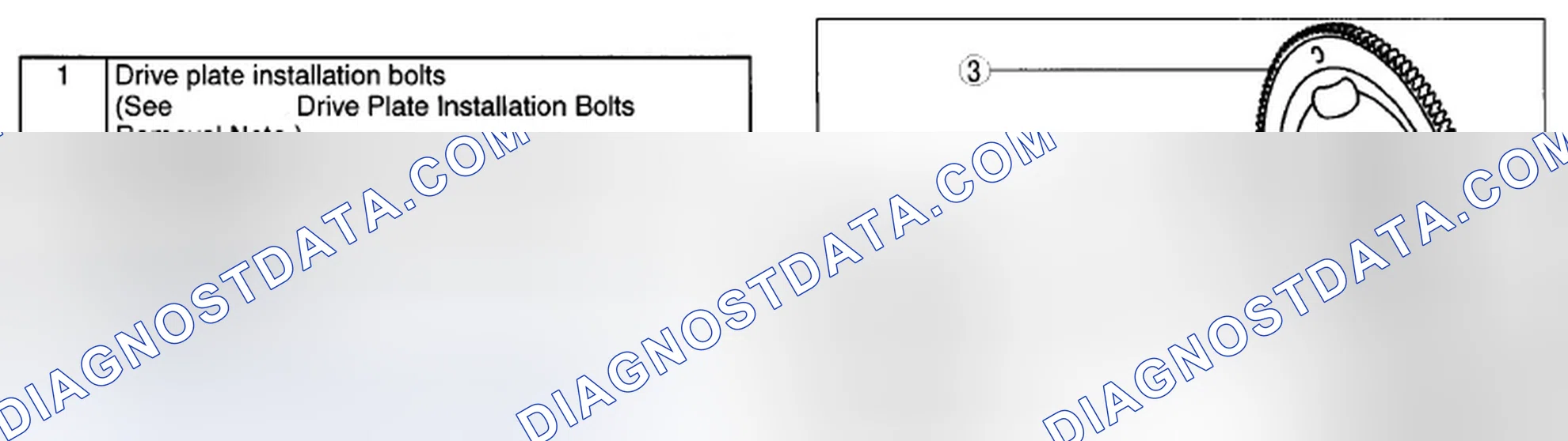 Scheme 1185: DRIVE PLATE REMOVAL/INSTALLATION [FW6A-EL, FW6AX-EL]