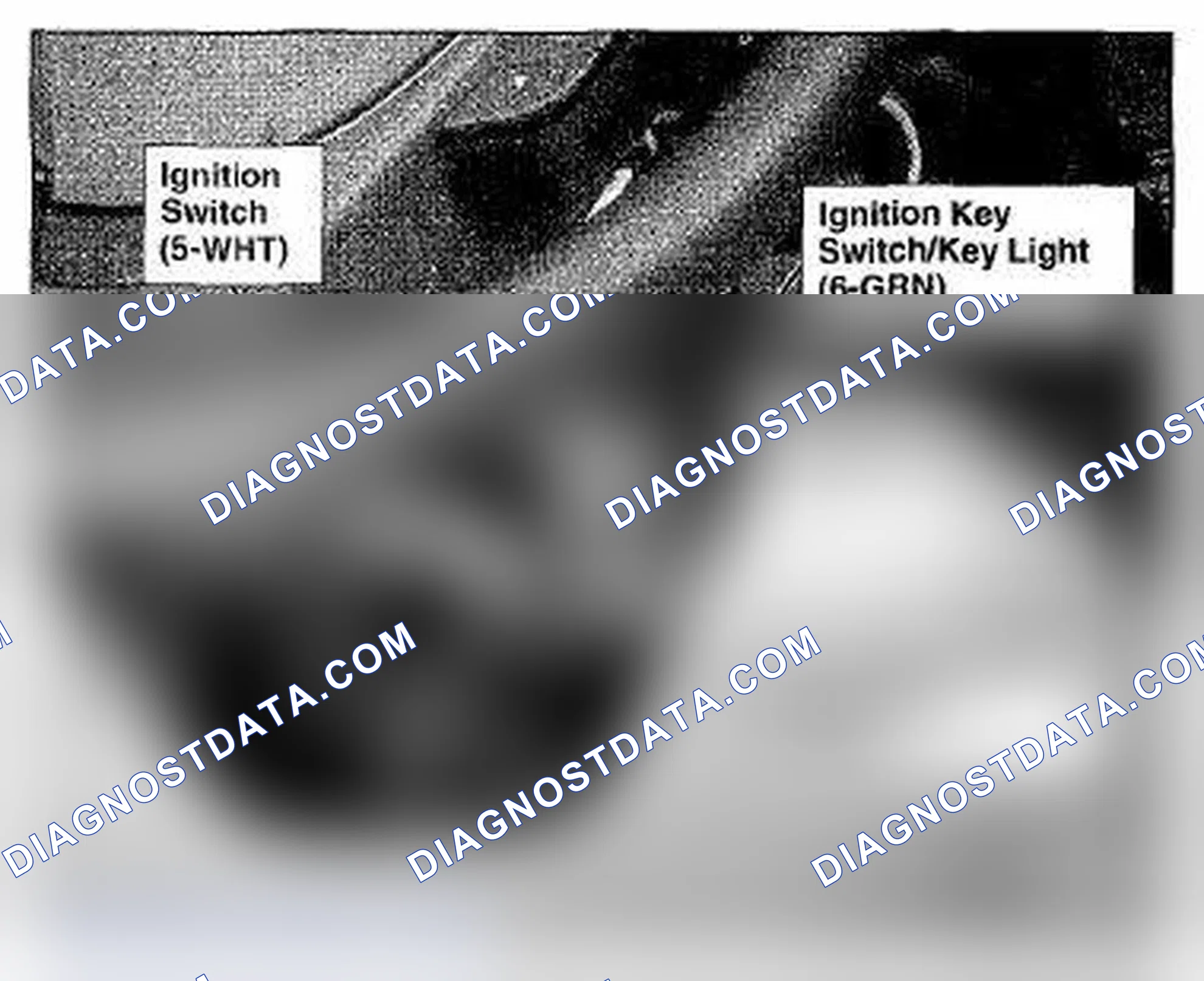 Scheme 1052: In Steering Column Cover (Without Keyless Access) Component Location (Photo 43)