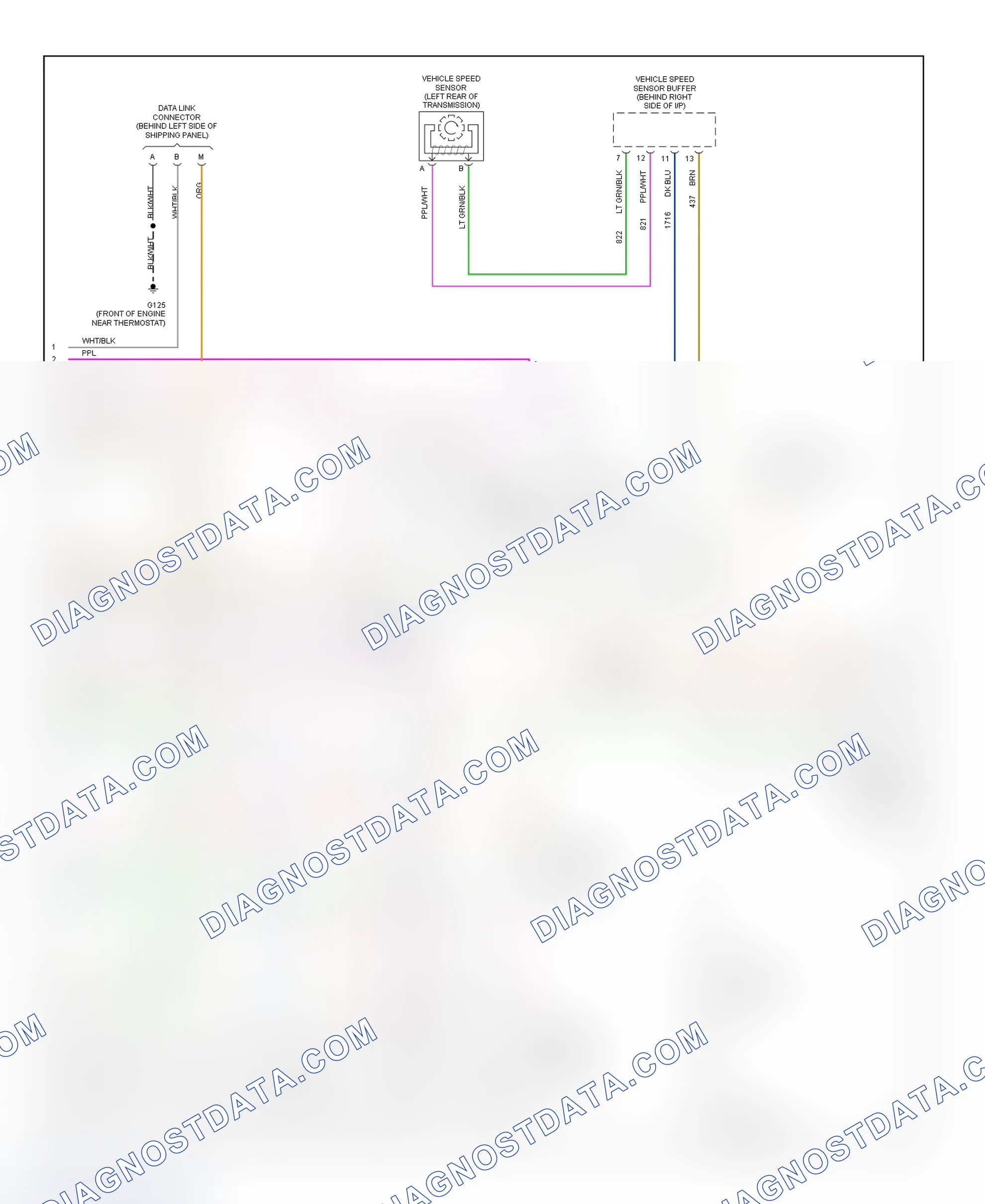 Scheme 310: Wiring Diagram ("P" Series - Commercial & Motorhome - 4.3L With 4L80-E - 3 Of 3)