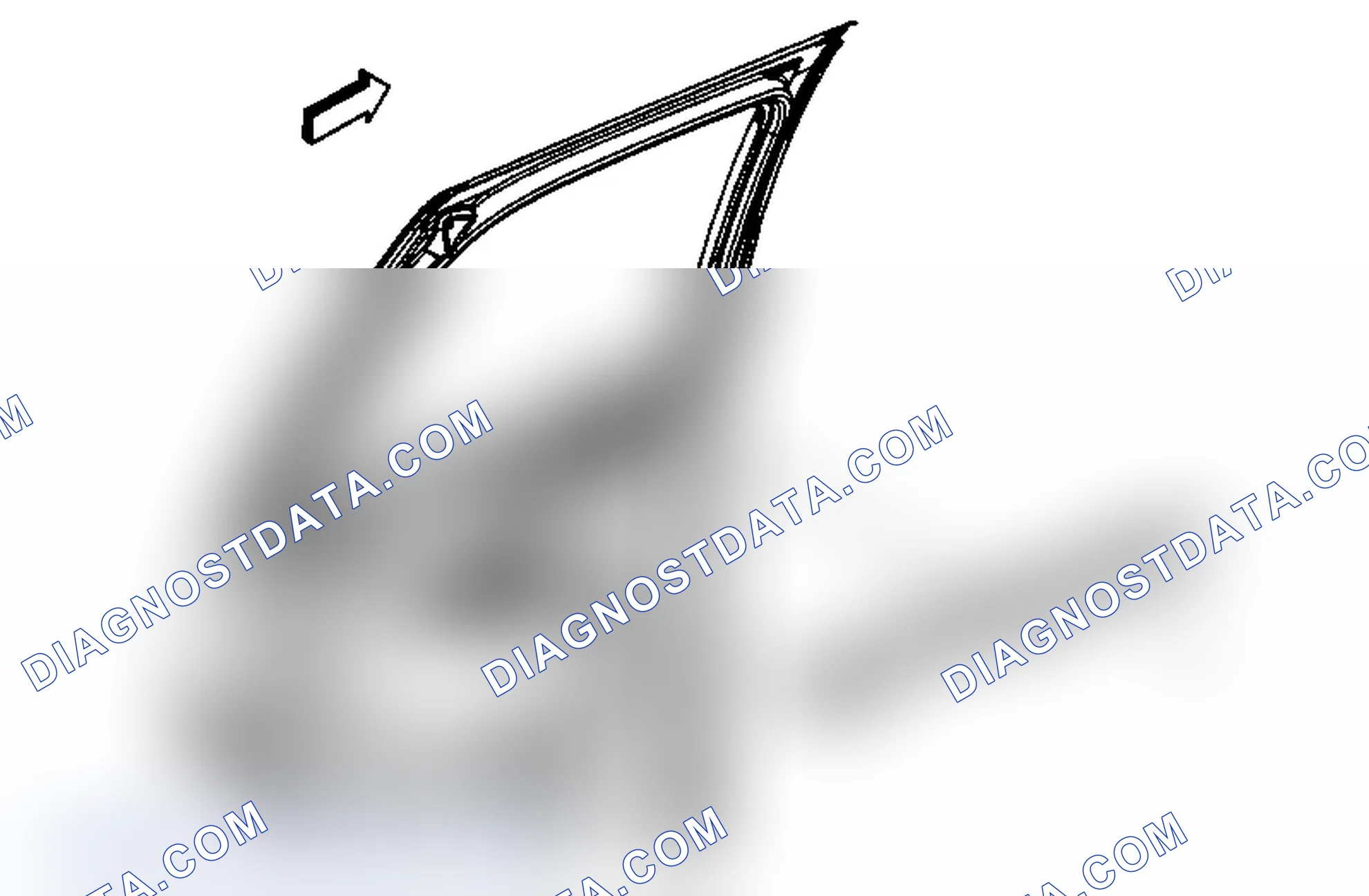 Scheme 21: Rear Side Door Window Inner Sealing Strip Replacement