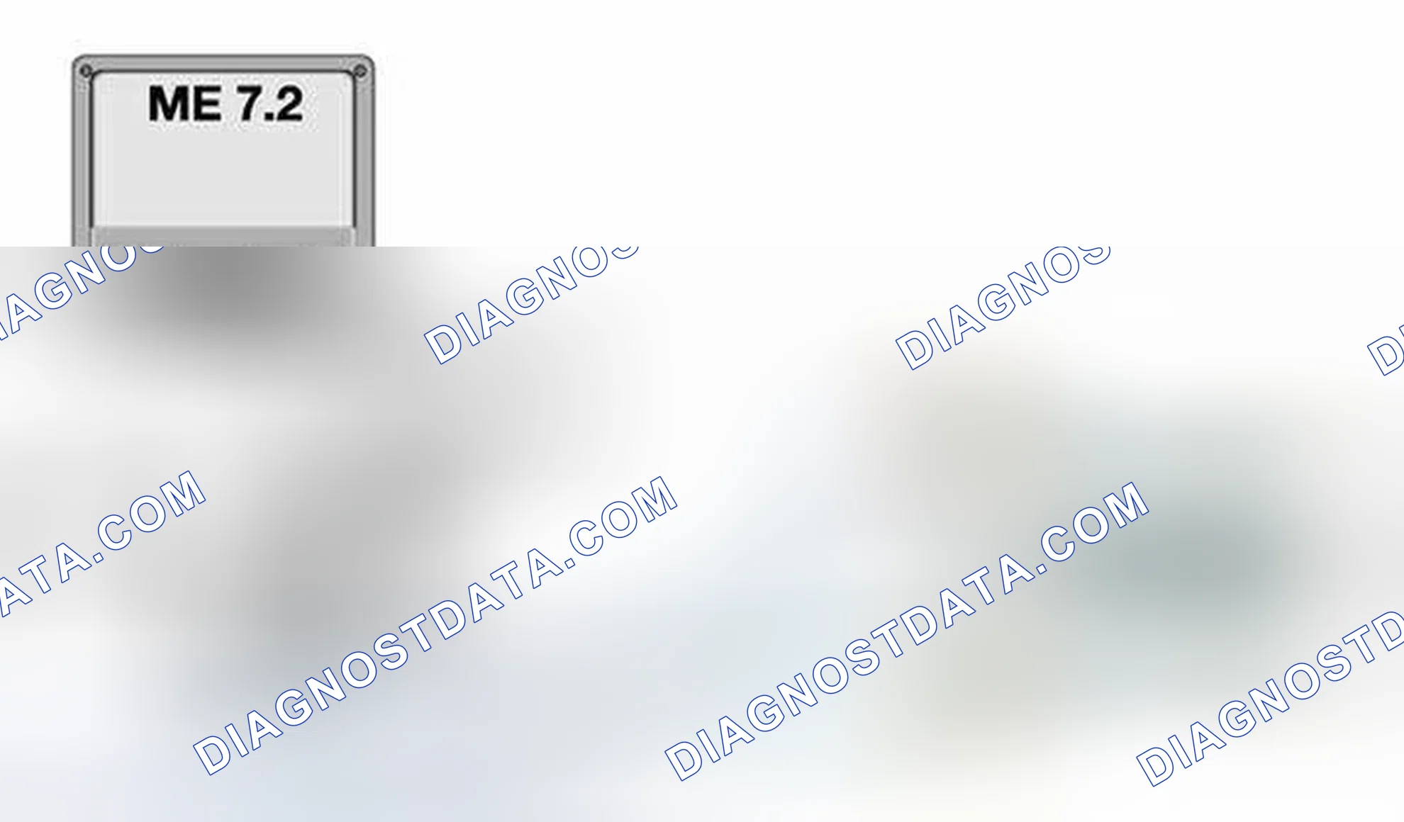 Scheme 364: DME ME7.2 Control Unit System Diagram