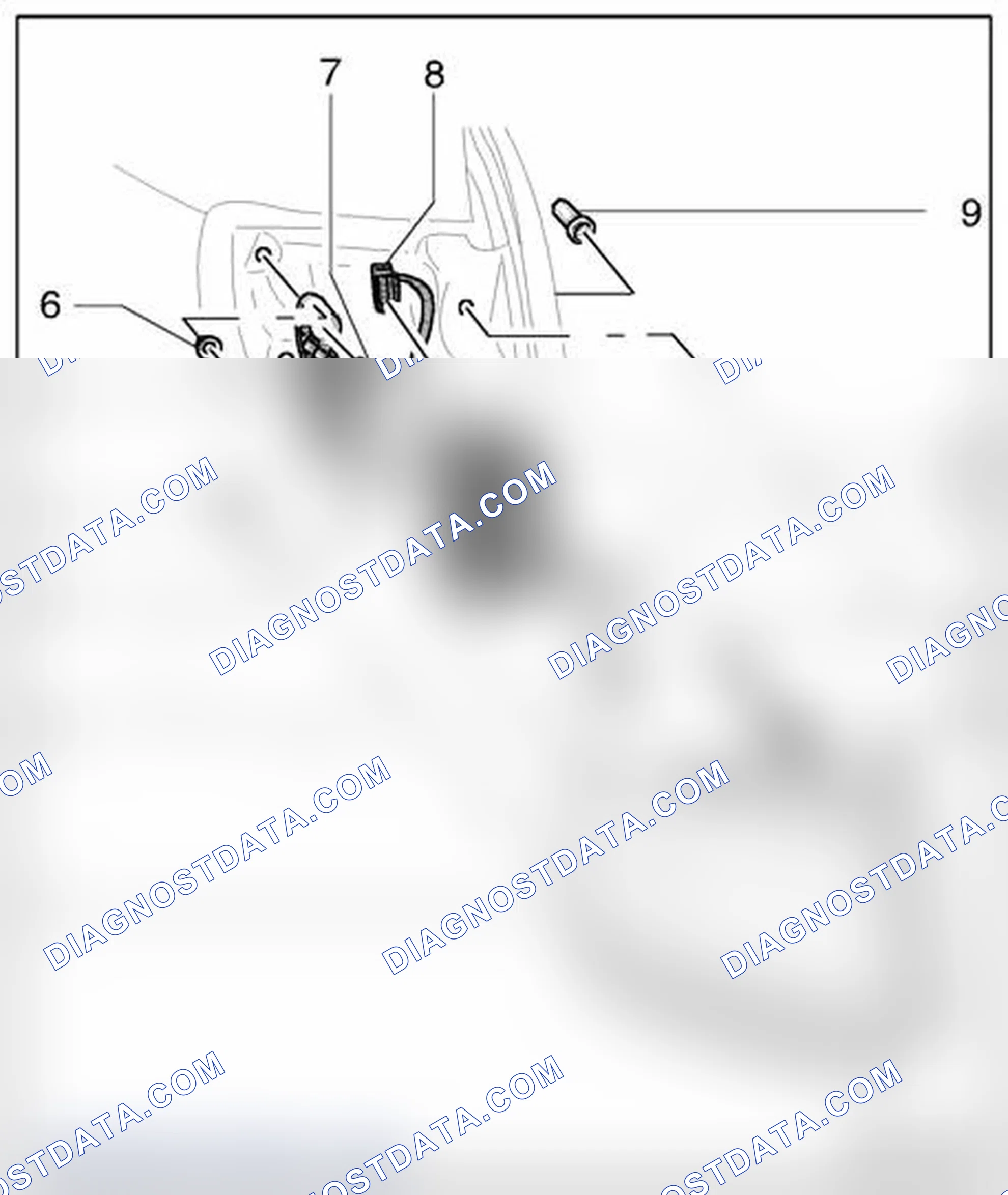 Scheme 212: Rear lights in rear fenders, assembly