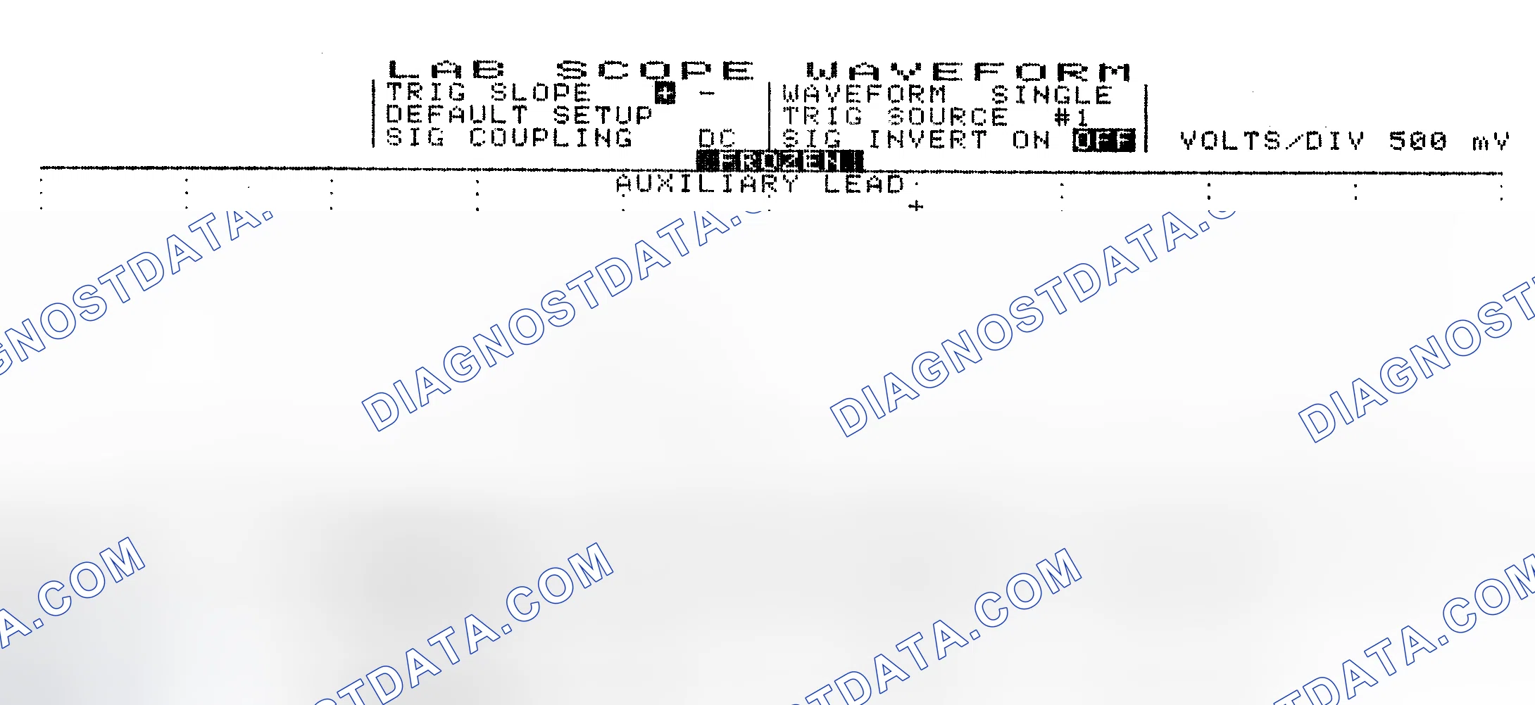 Scheme 10: Single Injector w/Excessive Current Flow - Current Pattern