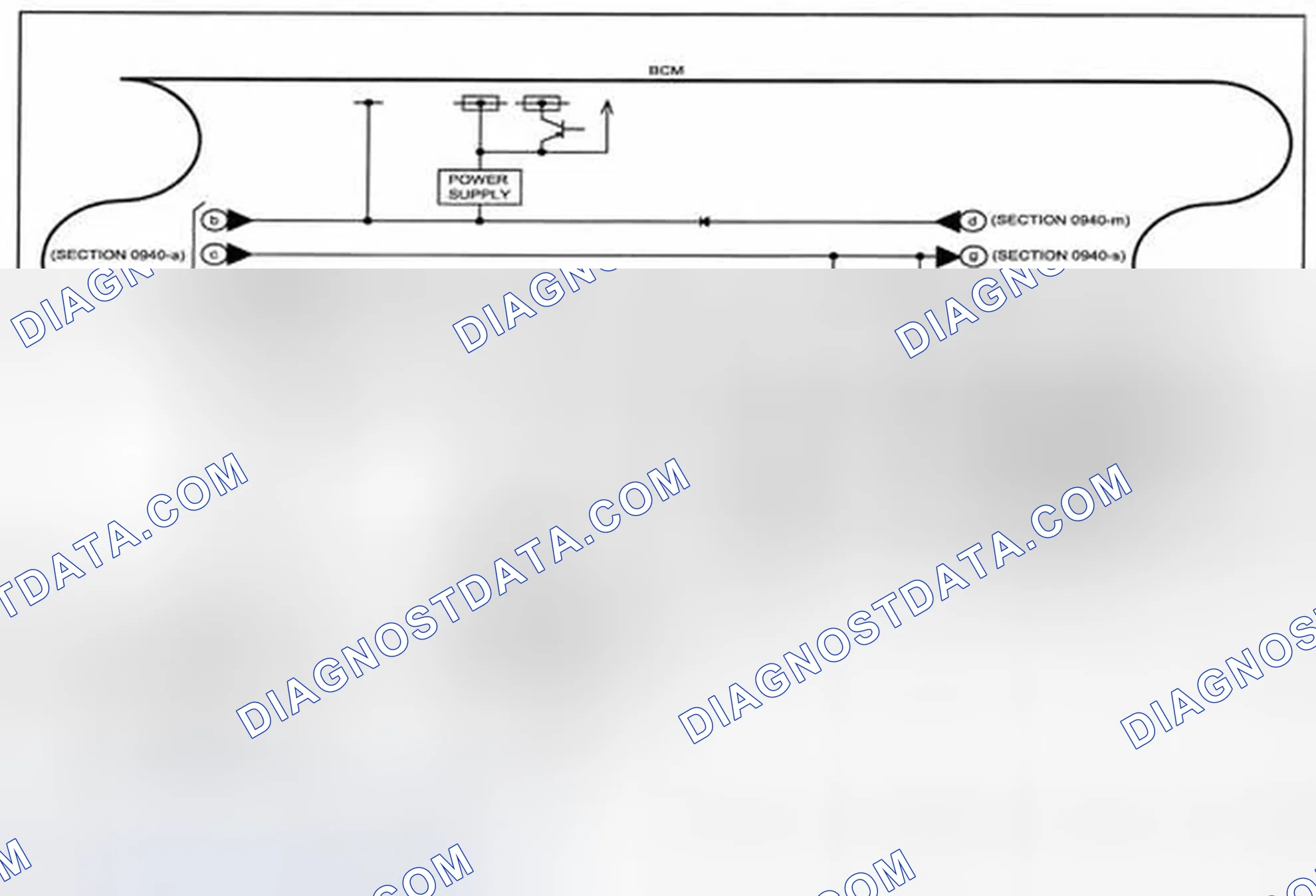 Scheme 368: BCM (Body Control Module) System Wiring Diagram - 0940-B (1 Of 2)