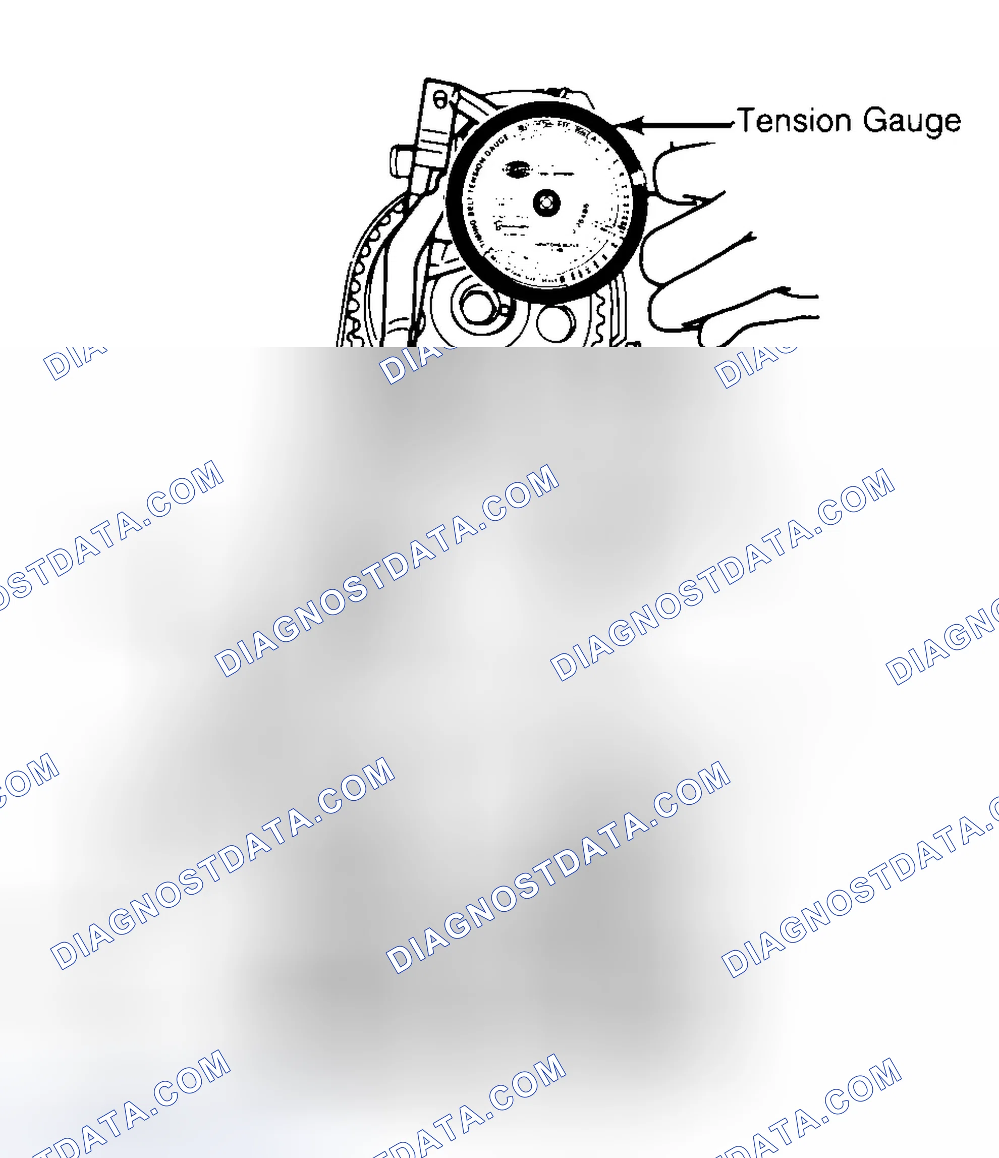 Scheme 3: Adjusting Typical Timing Belt Tension