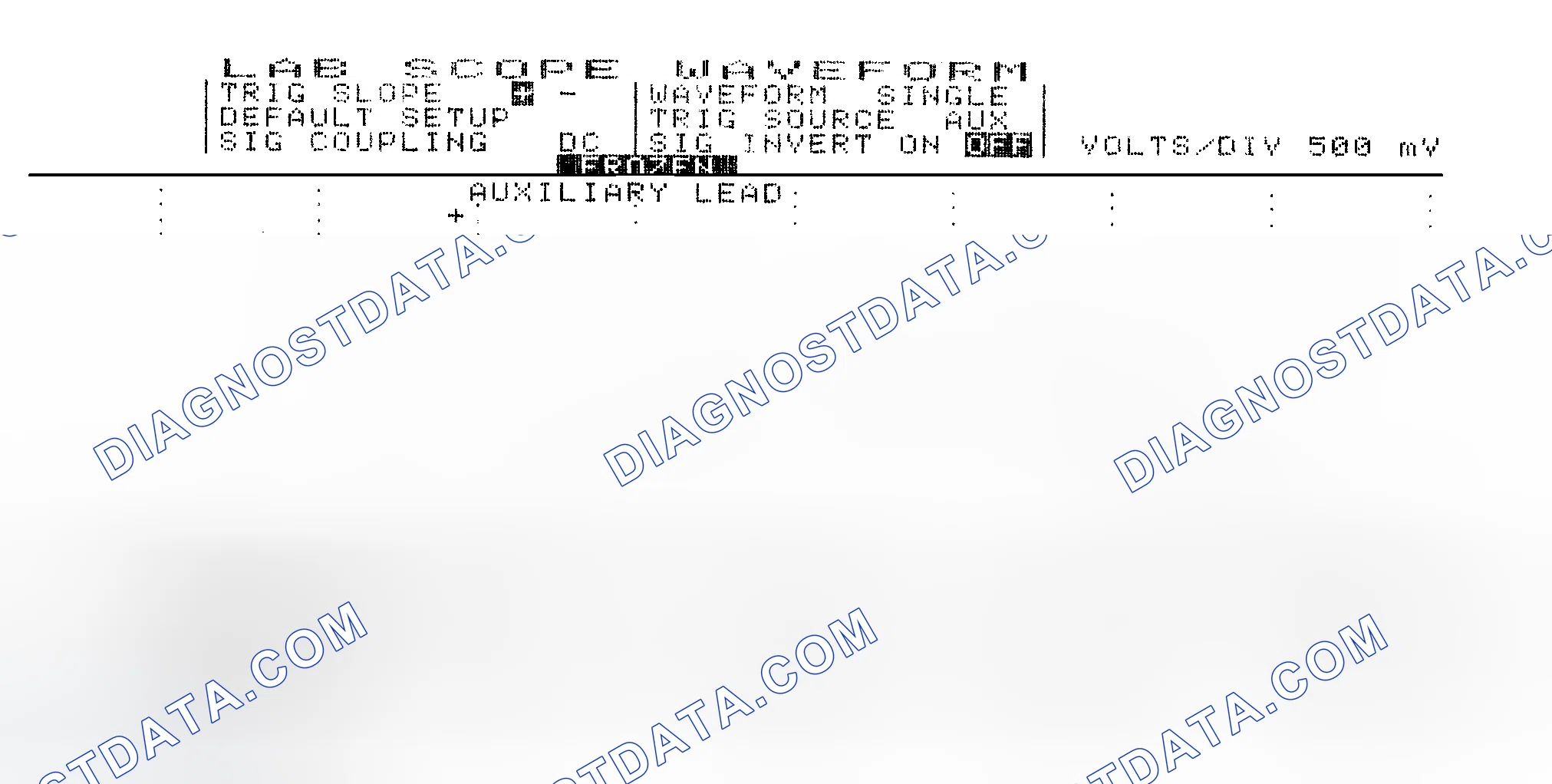 Scheme 14: Single Injector w/Excessive Current Flow - Current Pattern