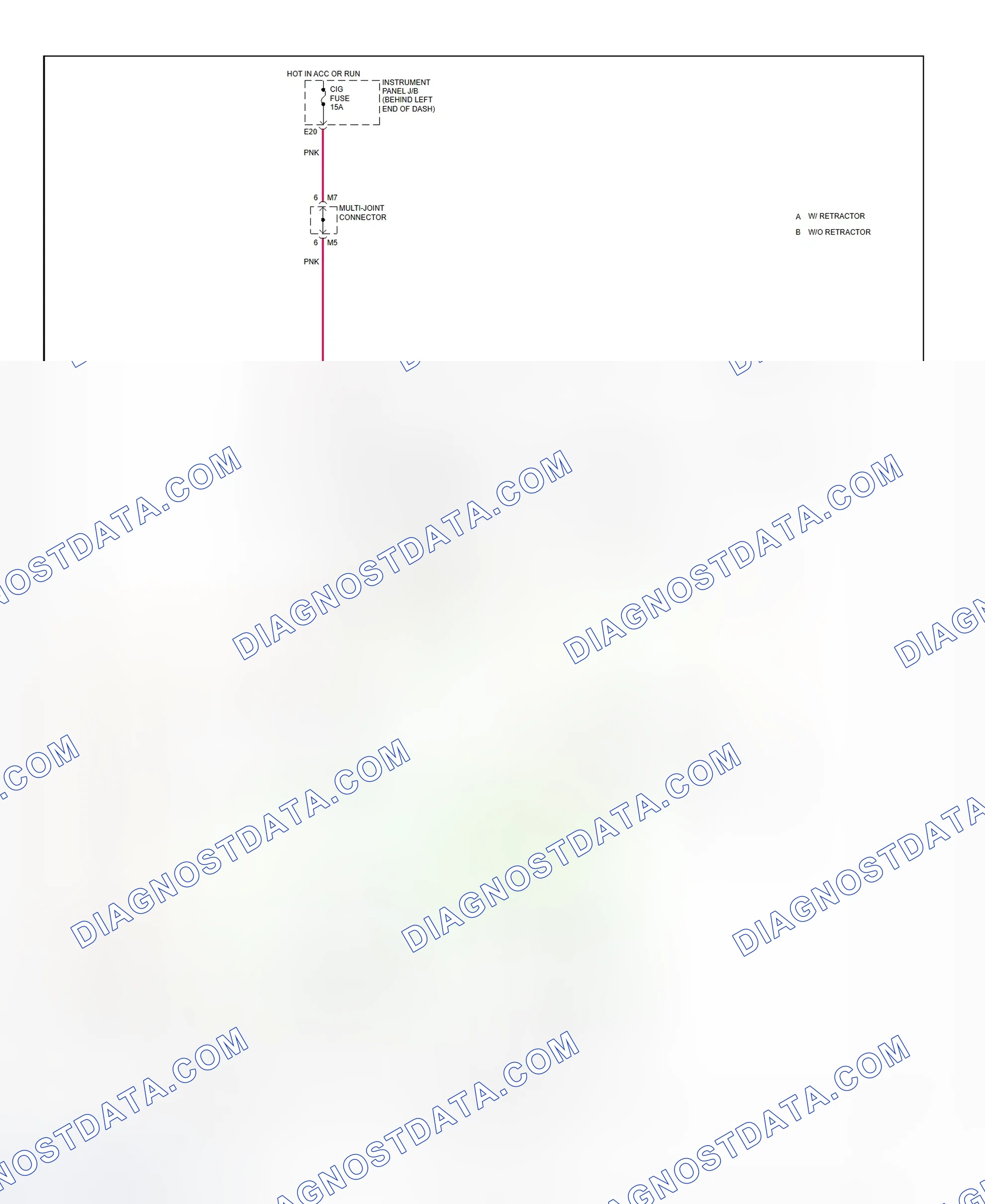 Scheme 38: Power Mirror System Wiring Diagram (Sequoia)