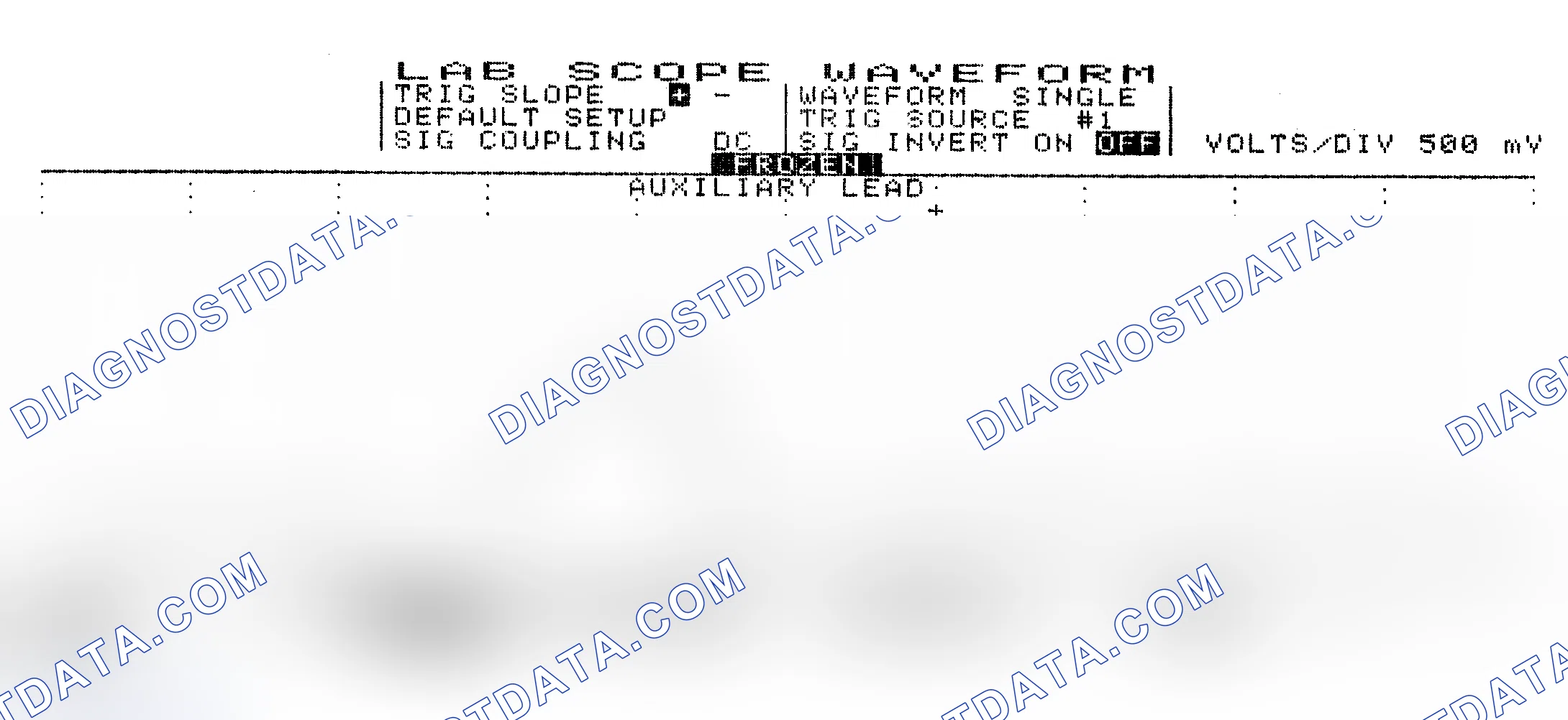 Scheme 10: Single Injector w/Excessive Current Flow - Current Pattern