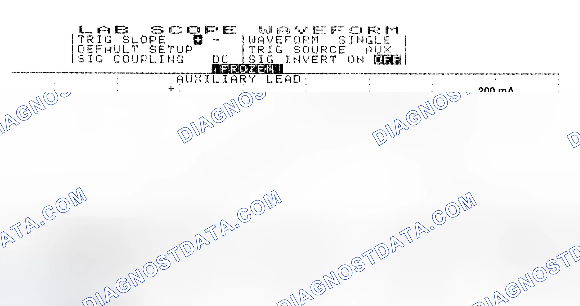 Scheme 13: Single Injector w/Normal Current Flow - Current Pattern