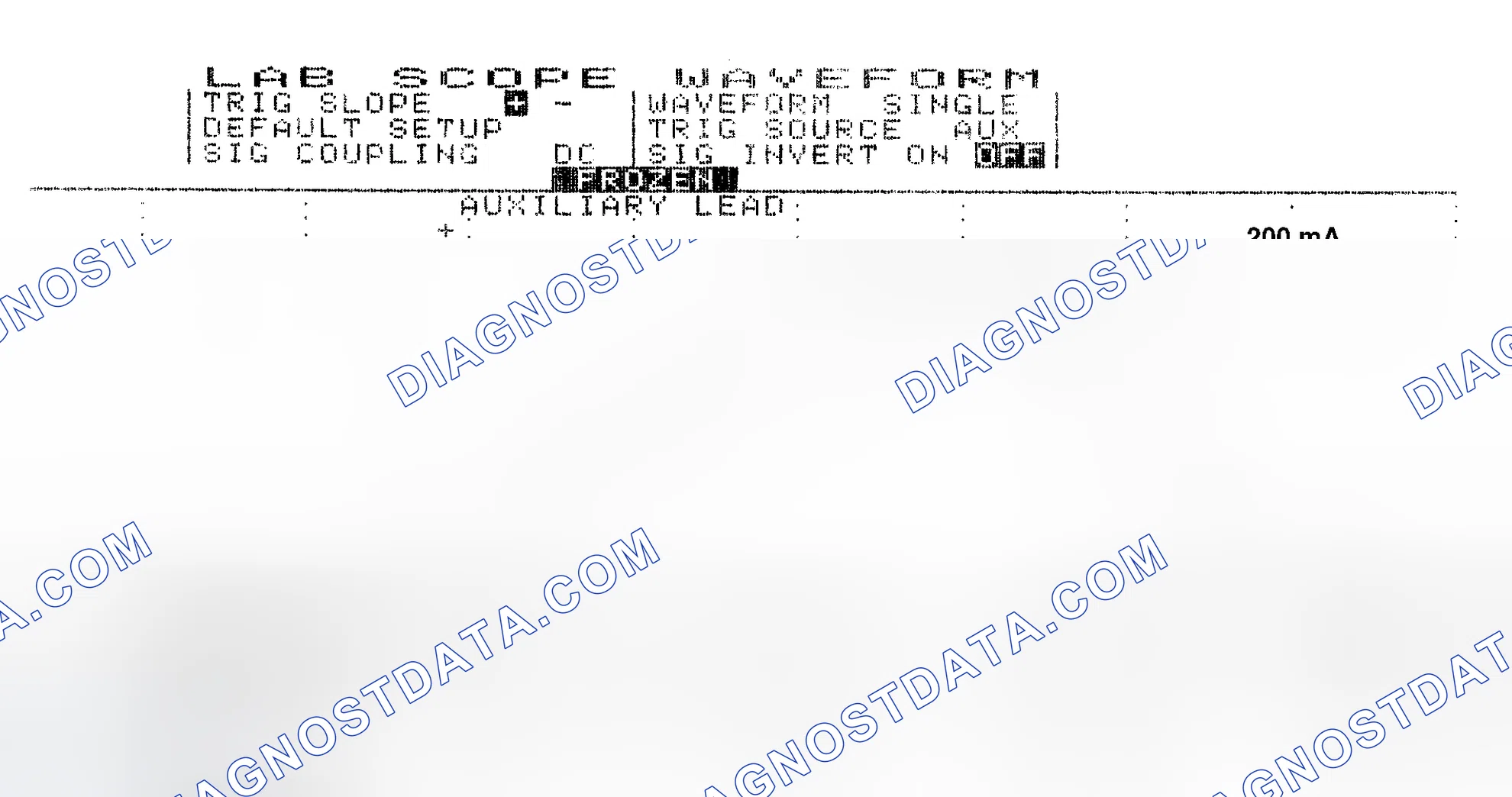 Scheme 13: Single Injector w/Normal Current Flow - Current Pattern