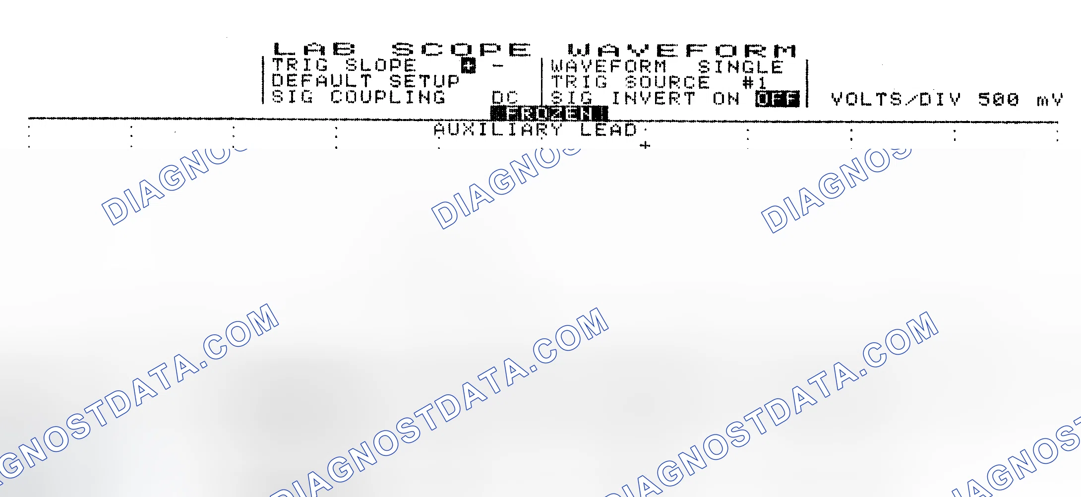 Scheme 10: Single Injector w/Excessive Current Flow - Current Pattern