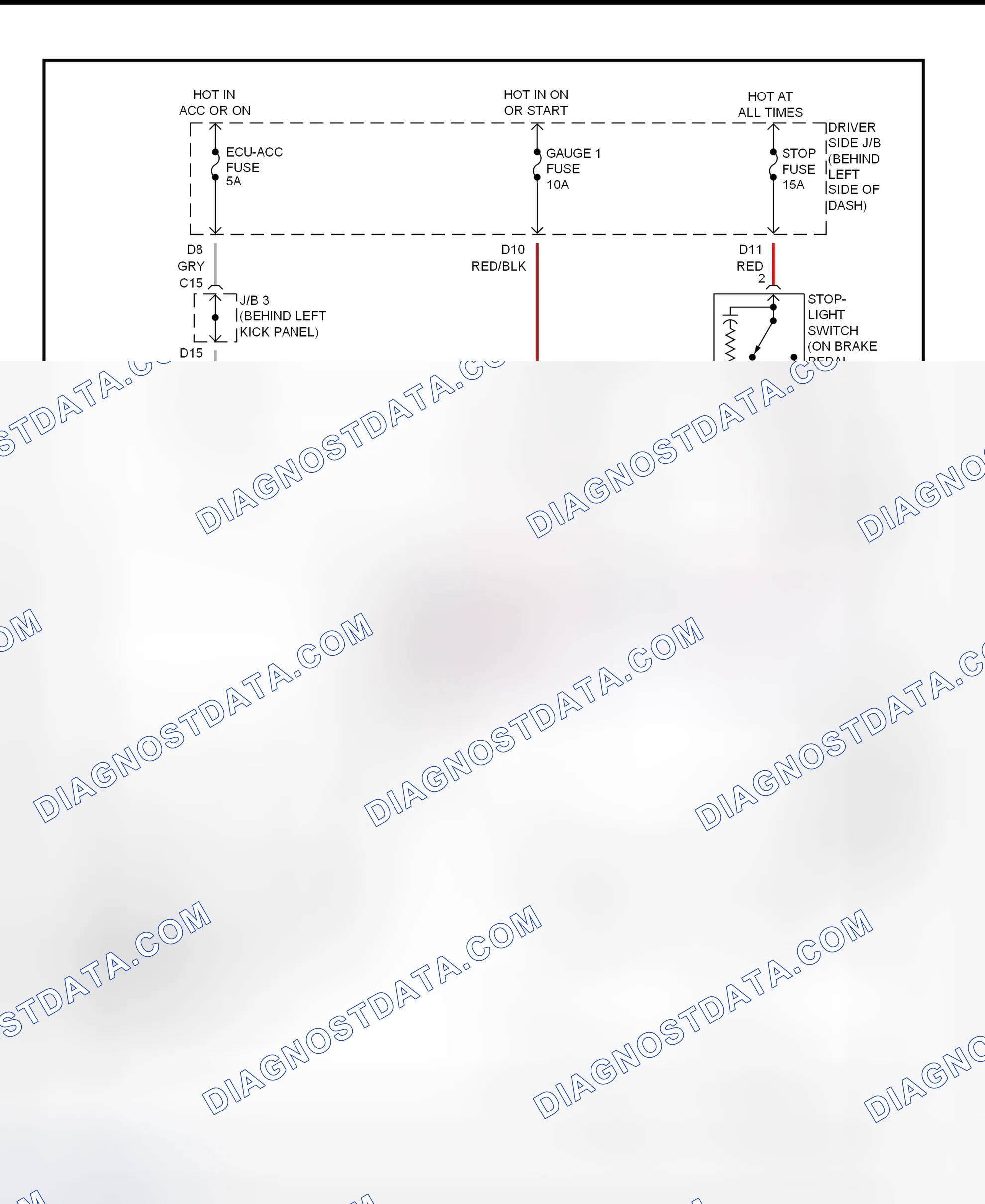 Scheme 317: Shift Interlock System Wiring Diagram (2002 - Toyota Avalon)