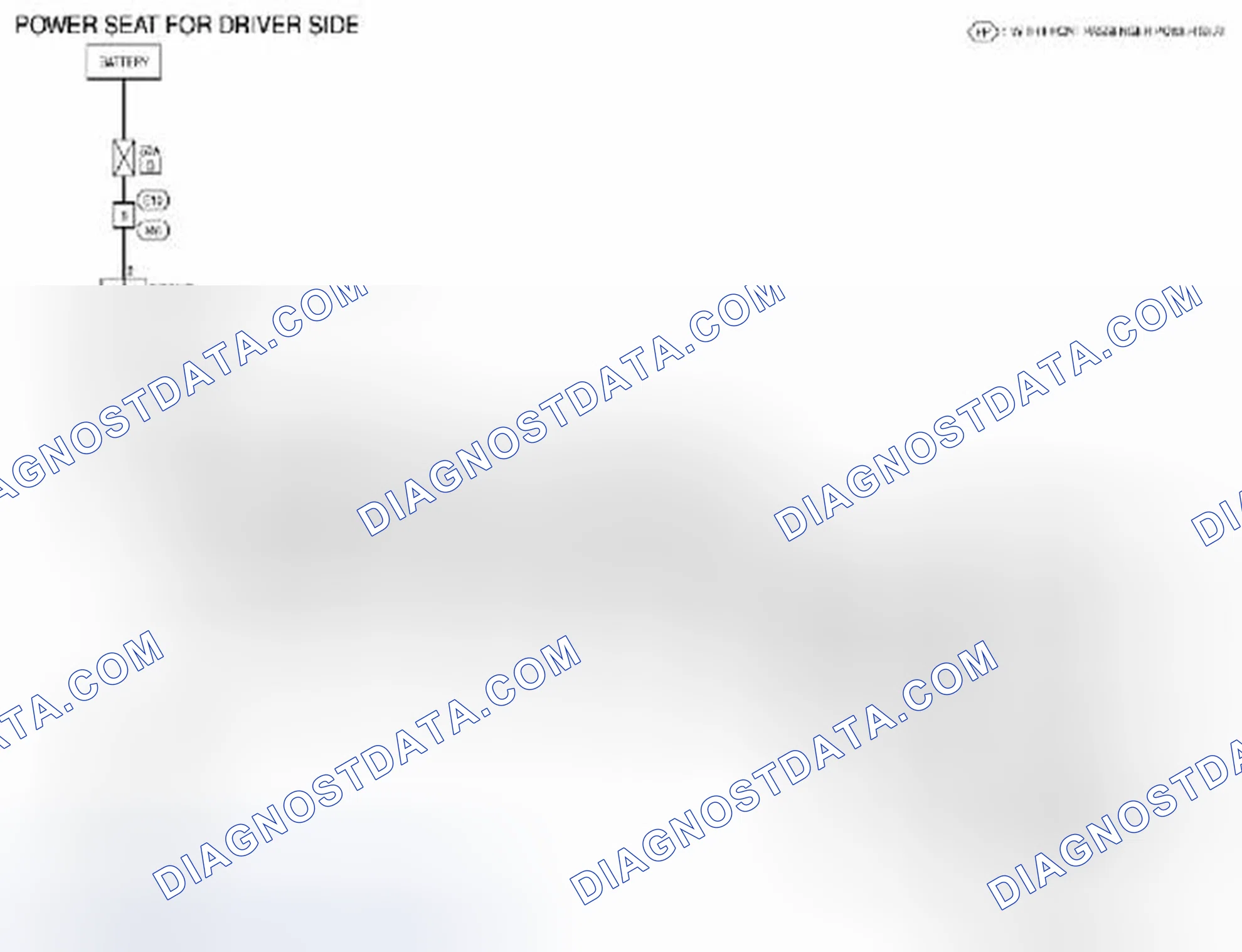 Scheme 197: Power Seat: Wiring Diagram [Driver Side]