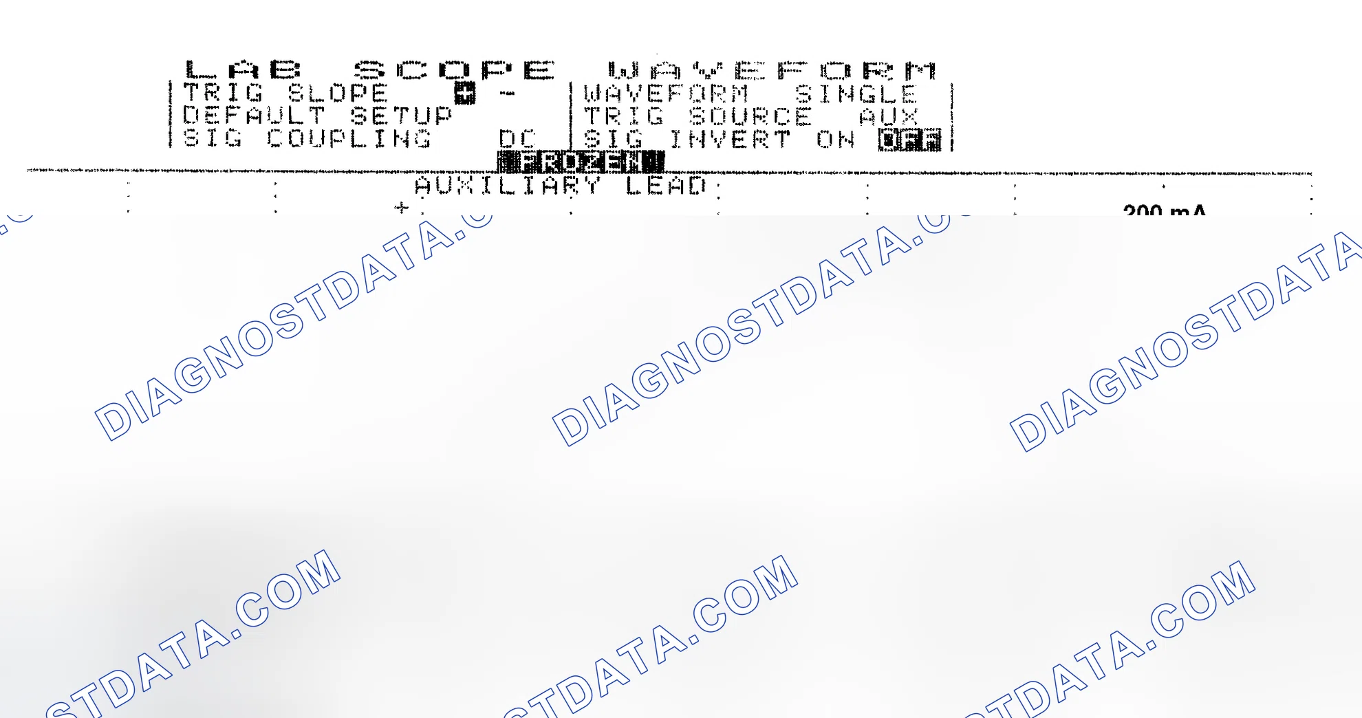 Scheme 13: Single Injector w/Normal Current Flow - Current Pattern