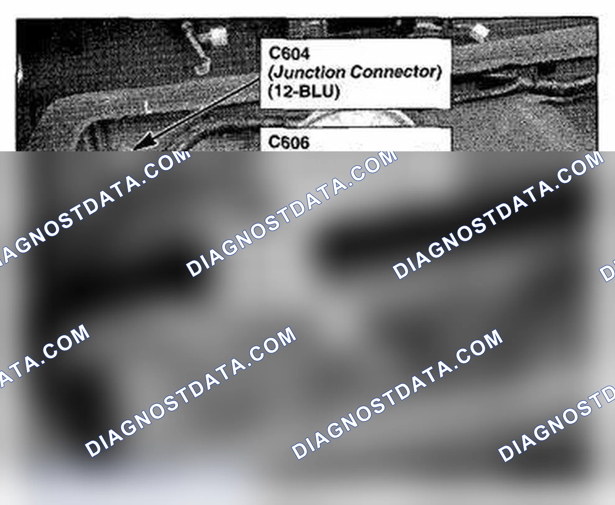 Scheme 604: Under Rear Seat Component Location (Photo 199)