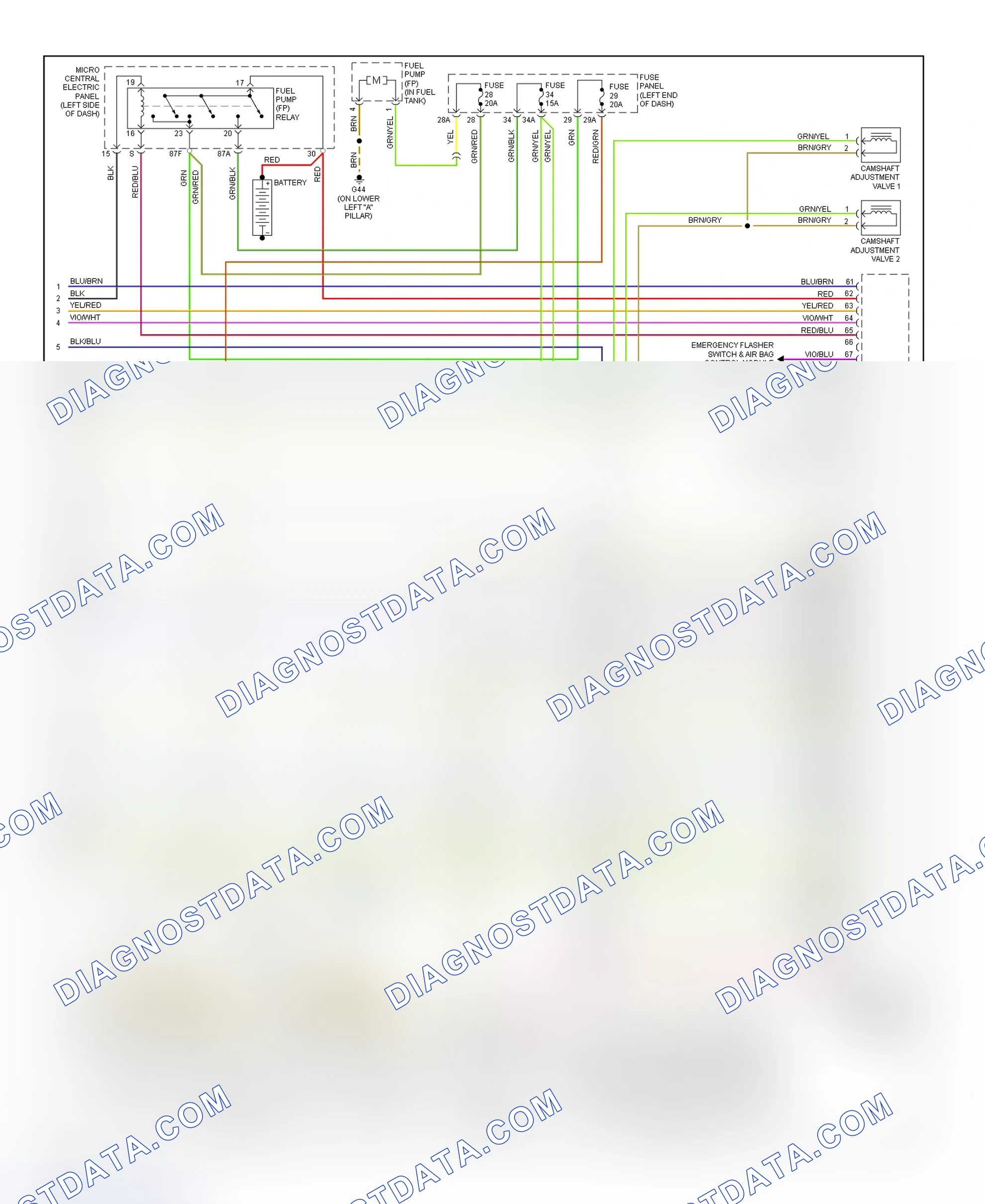 Scheme 3: Wiring Diagram (Allroad 2.7L - 3 Of 3)