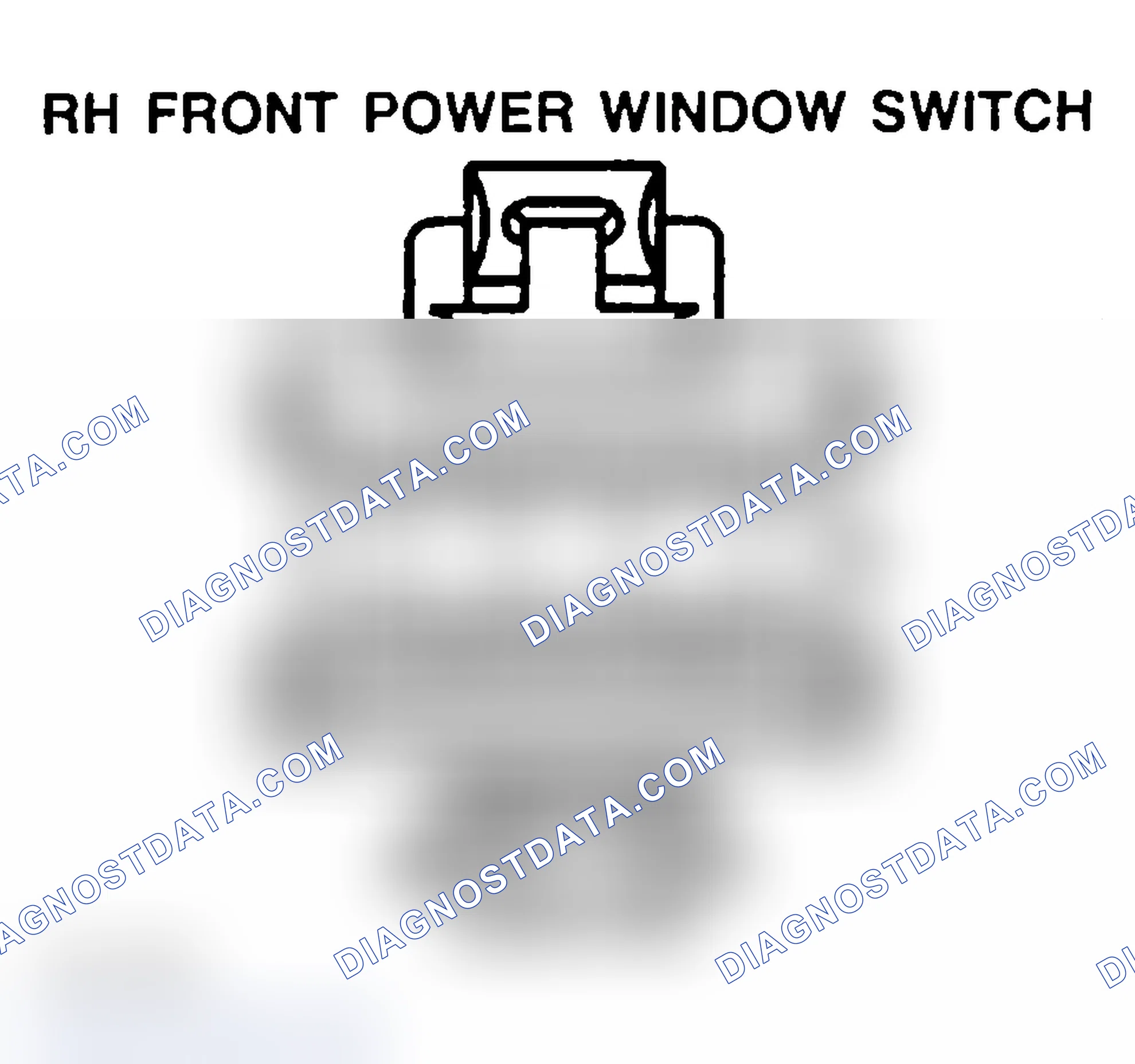 Scheme 198: POWER WINDOW SWITCH (FRONT) - RIGHT-HAND