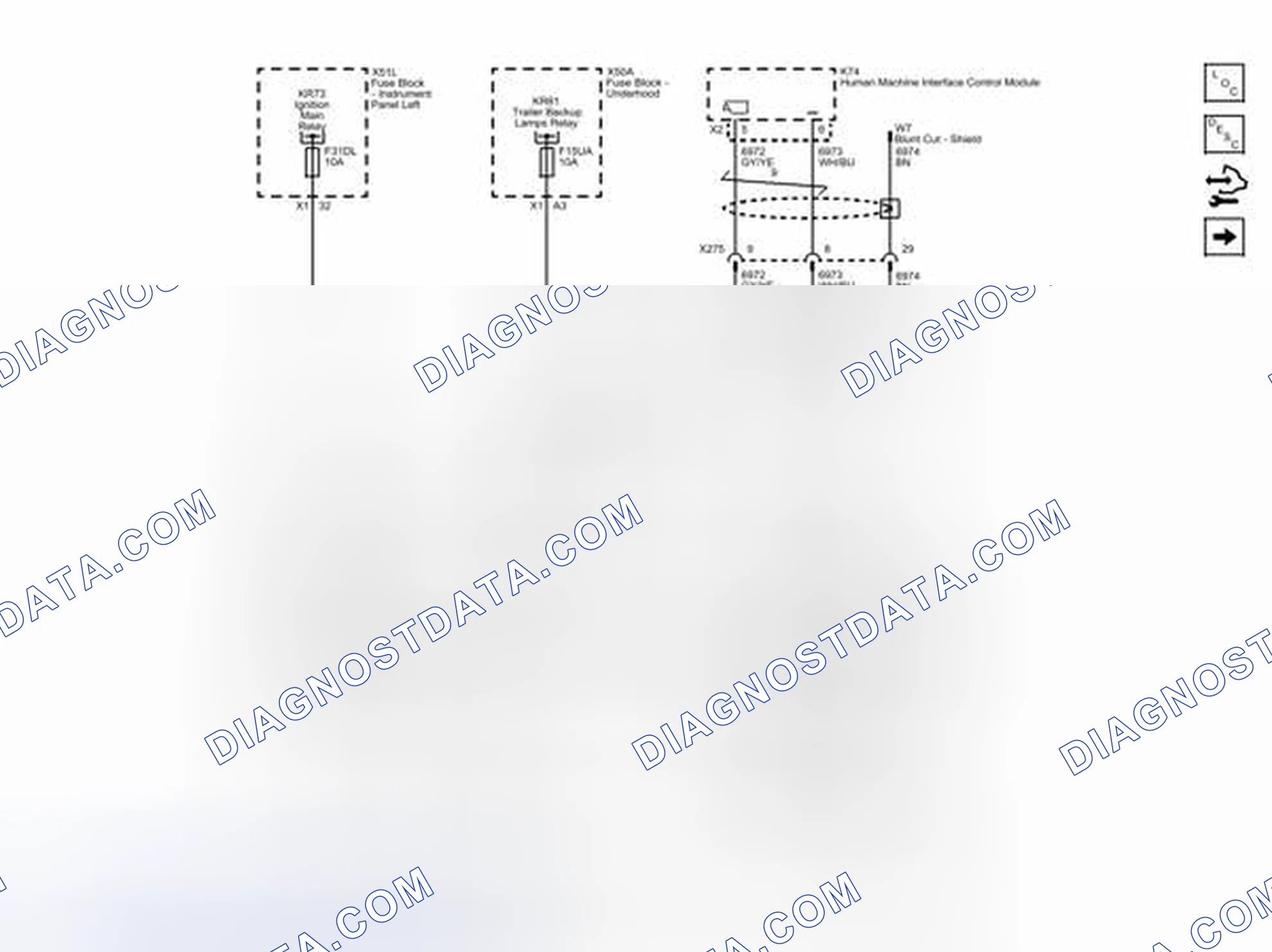 Scheme 5: Rear Camera (IO4, IO5, IO6) Wiring Schematics