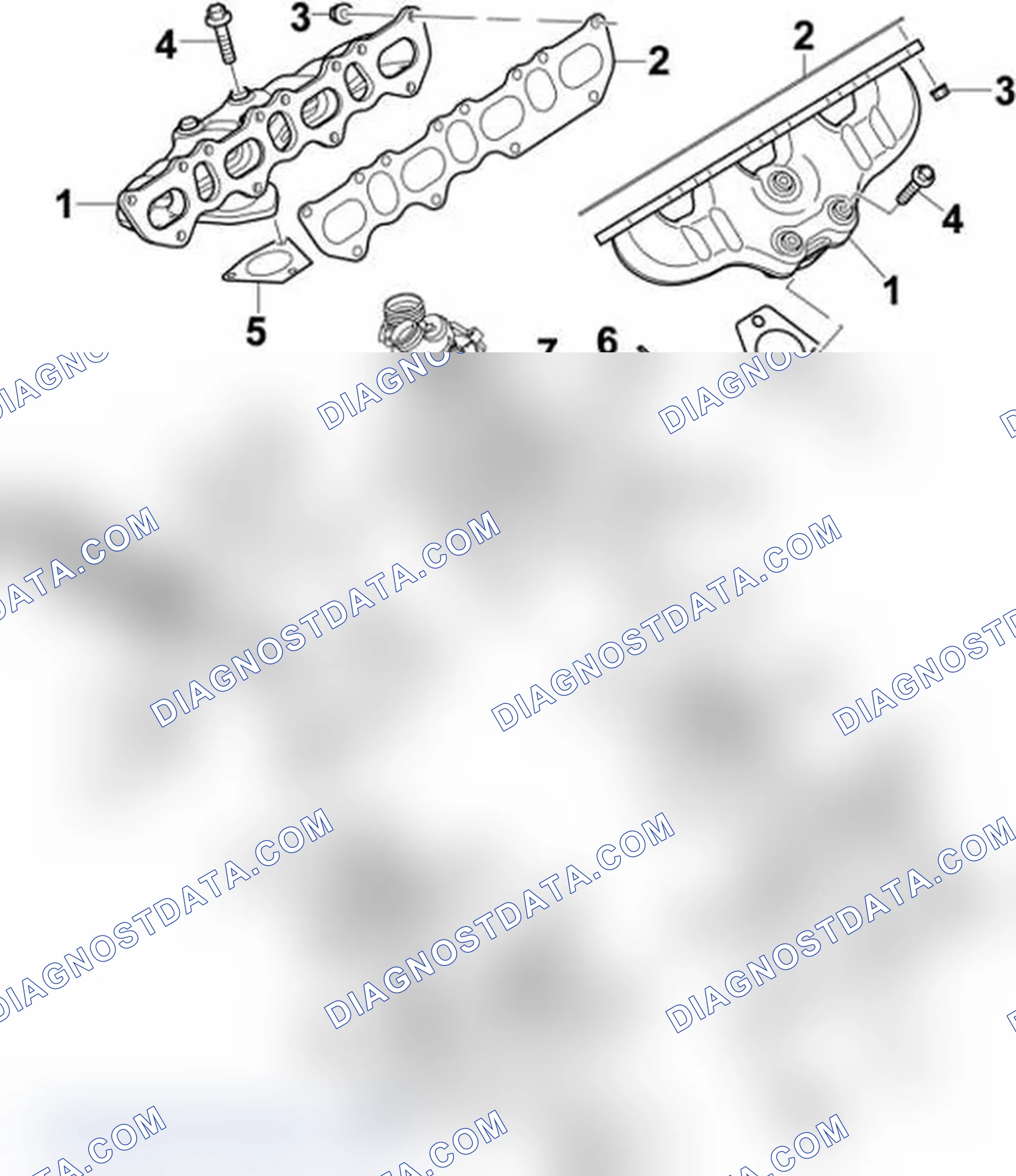 Scheme 126: Removing oxygen sensors in front of catalytic converter - Cayenne Turbo (M48/50)