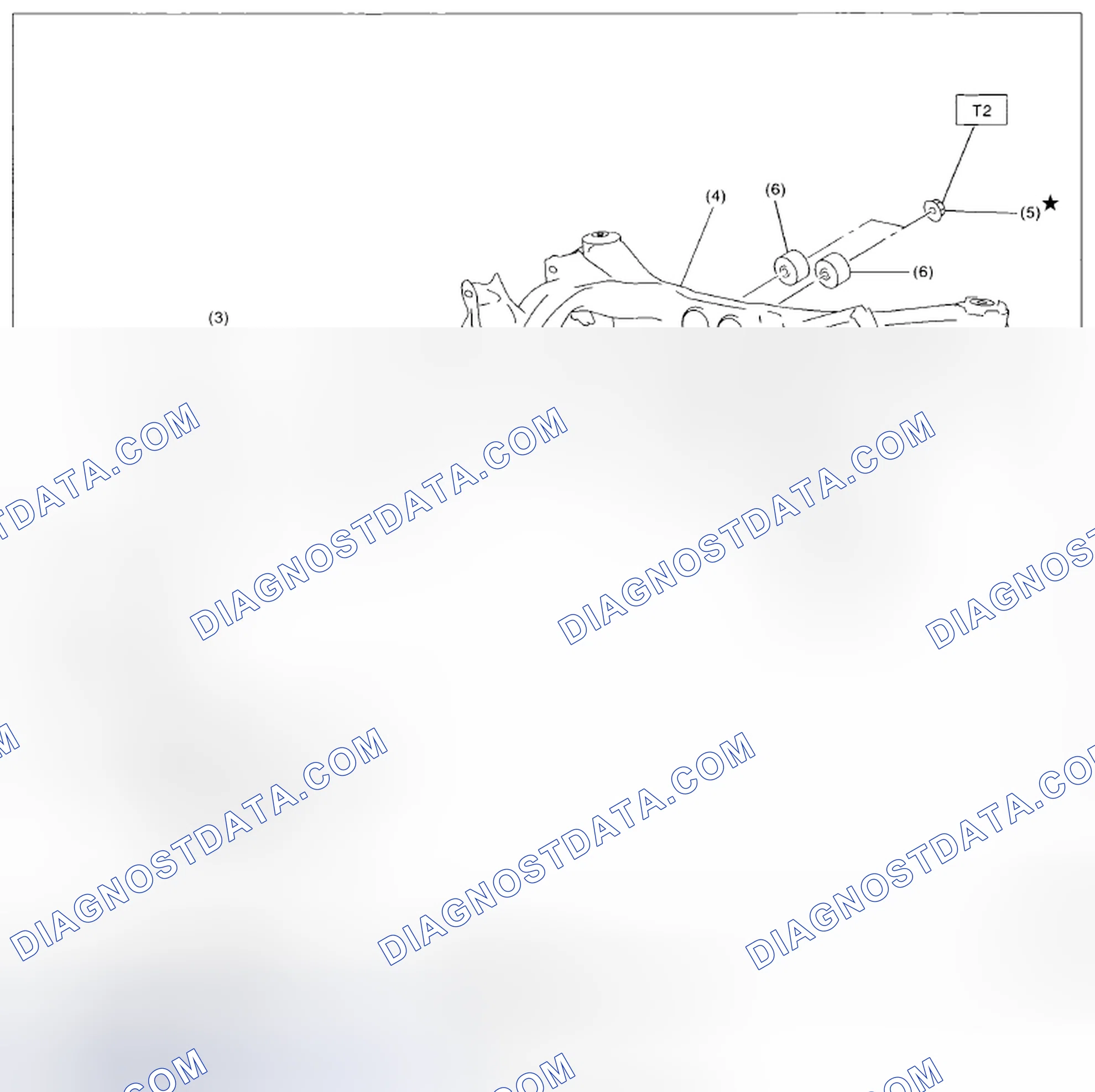 Scheme 75: REAR DIFFERENTIAL MOUNTING SYSTEM