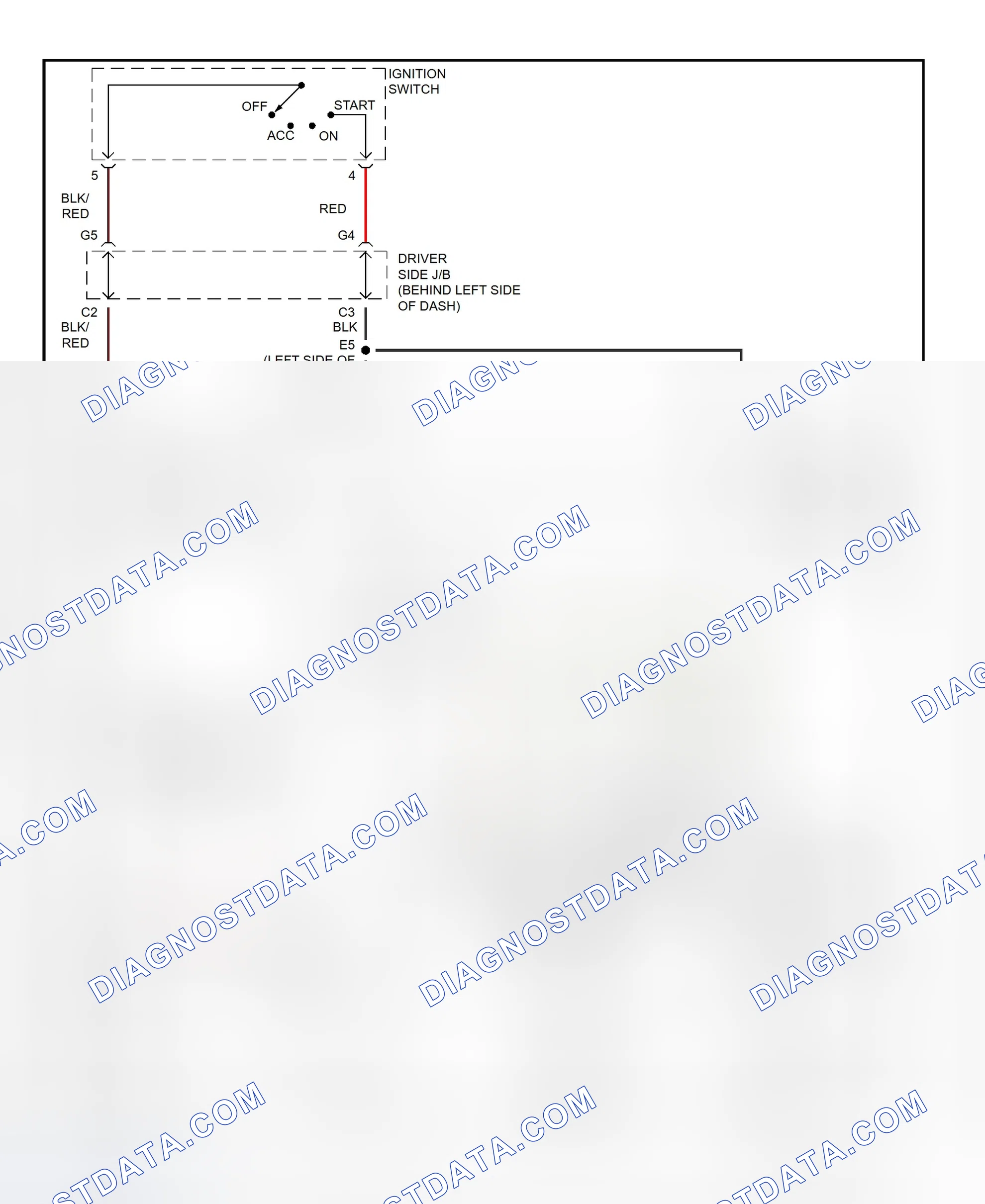 Fig. 30: Starting System Wiring Diagram (RAV4)