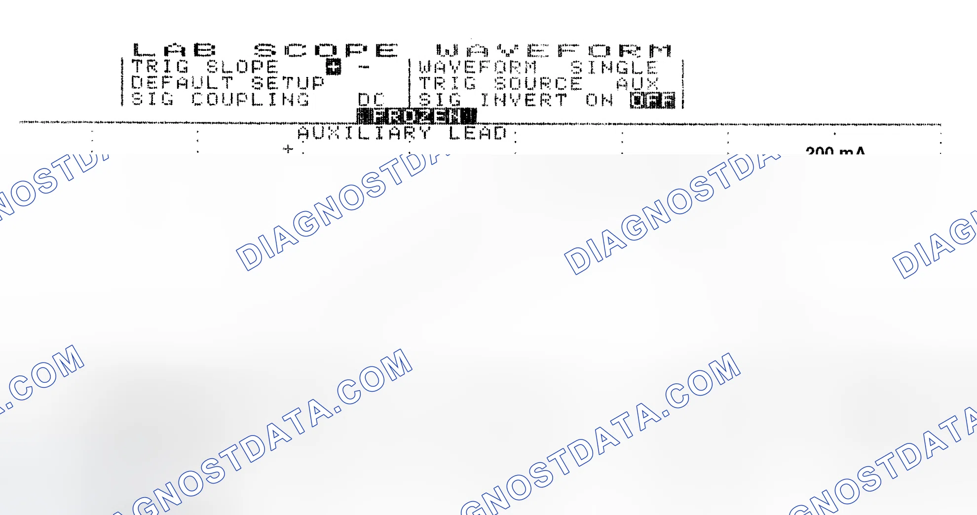 Scheme 13: Single Injector w/Normal Current Flow - Current Pattern