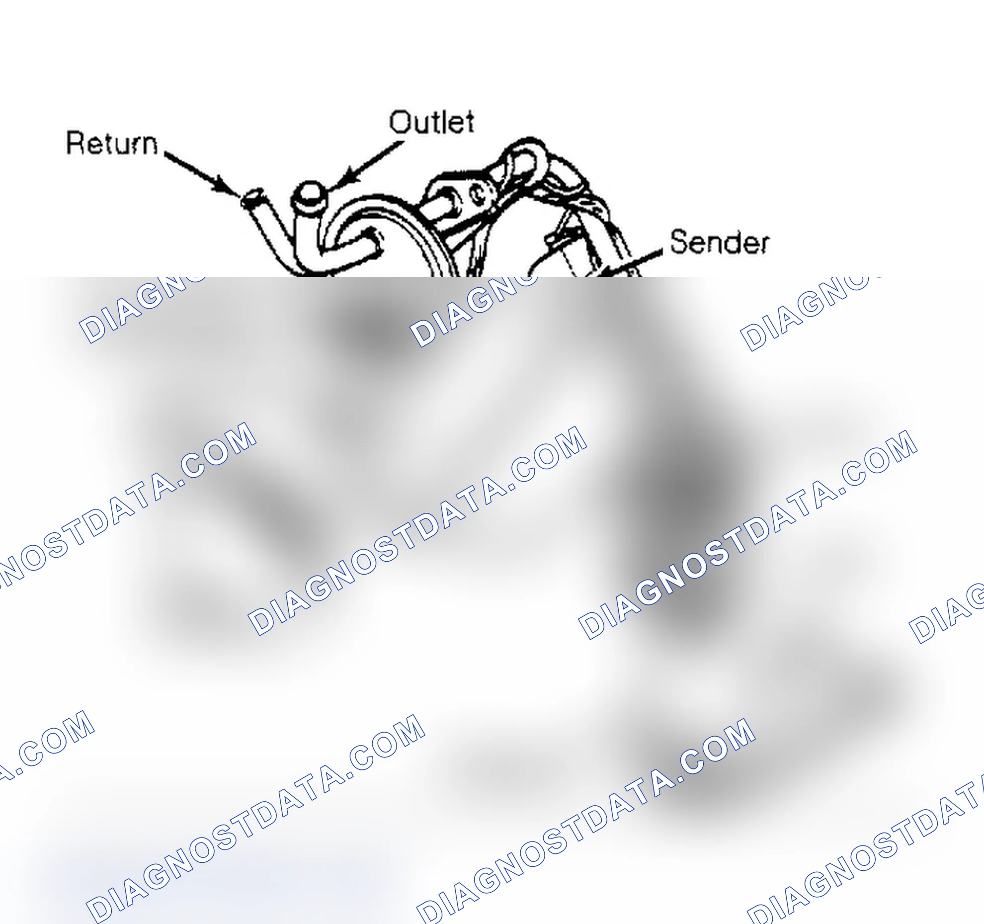 Fig. 2: Typical Electric Fuel Pump Installation In Fuel Tank