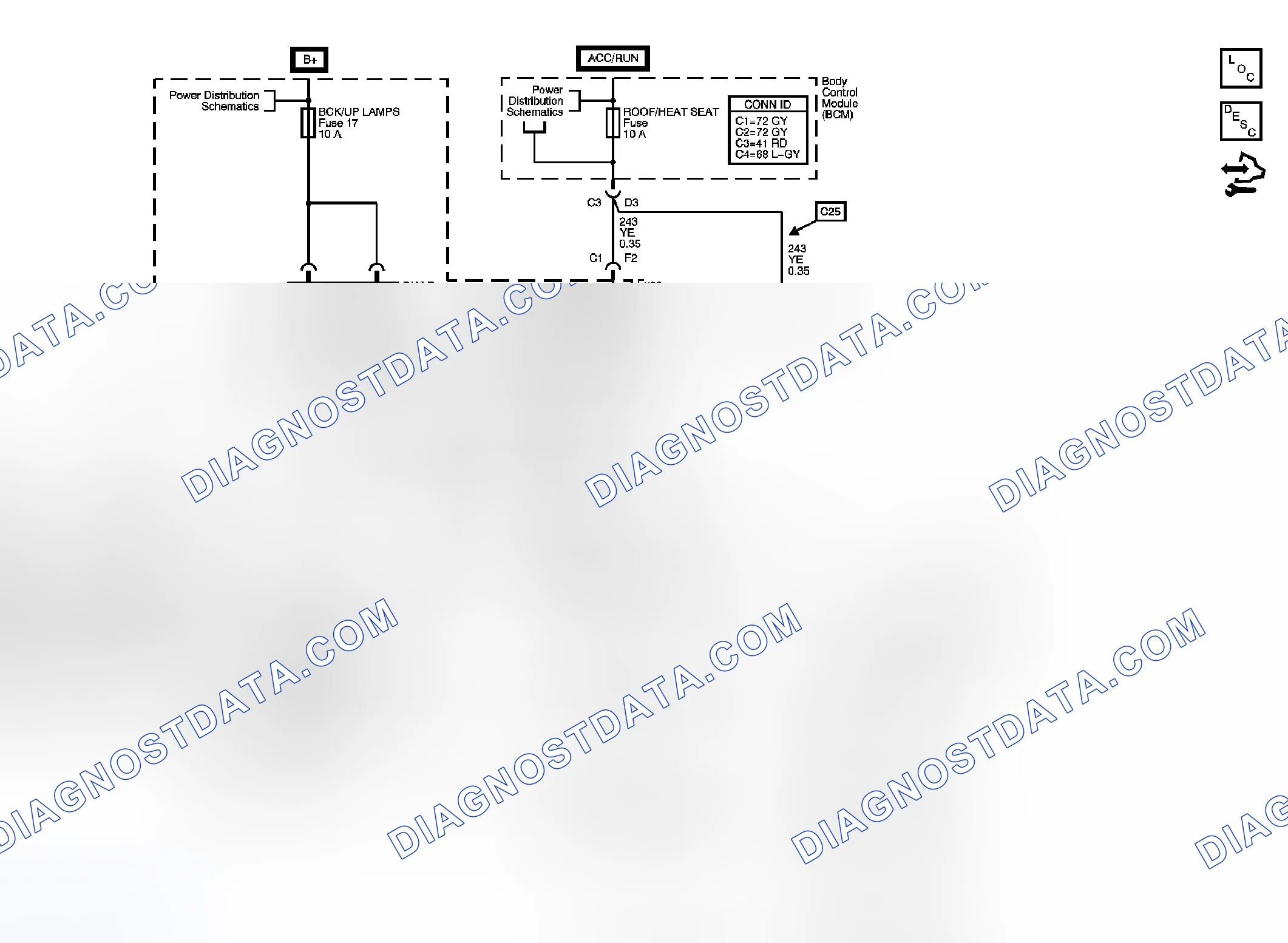 Scheme 1: Inside Rearview Mirror Schematics
