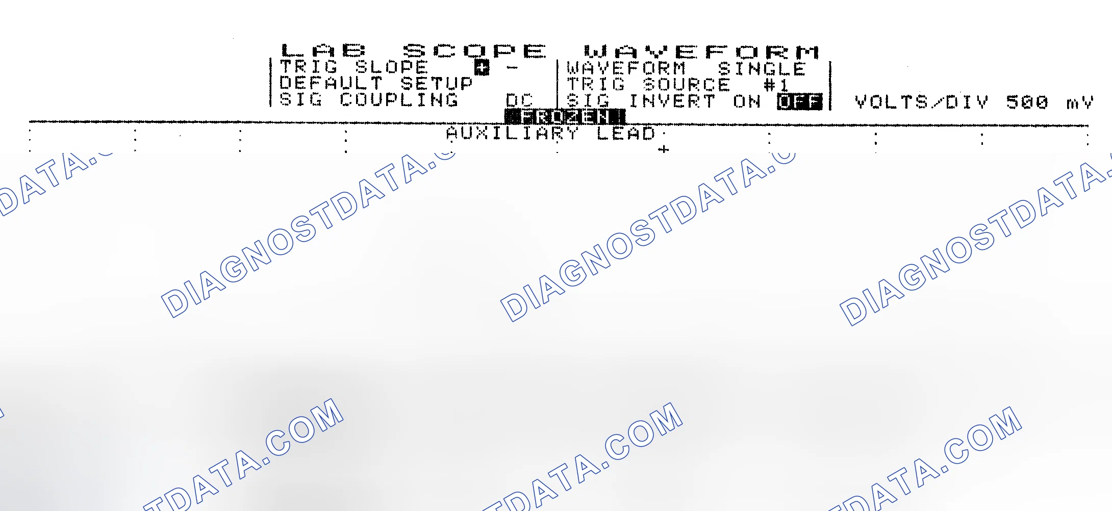 Scheme 10: Single Injector w/Excessive Current Flow - Current Pattern