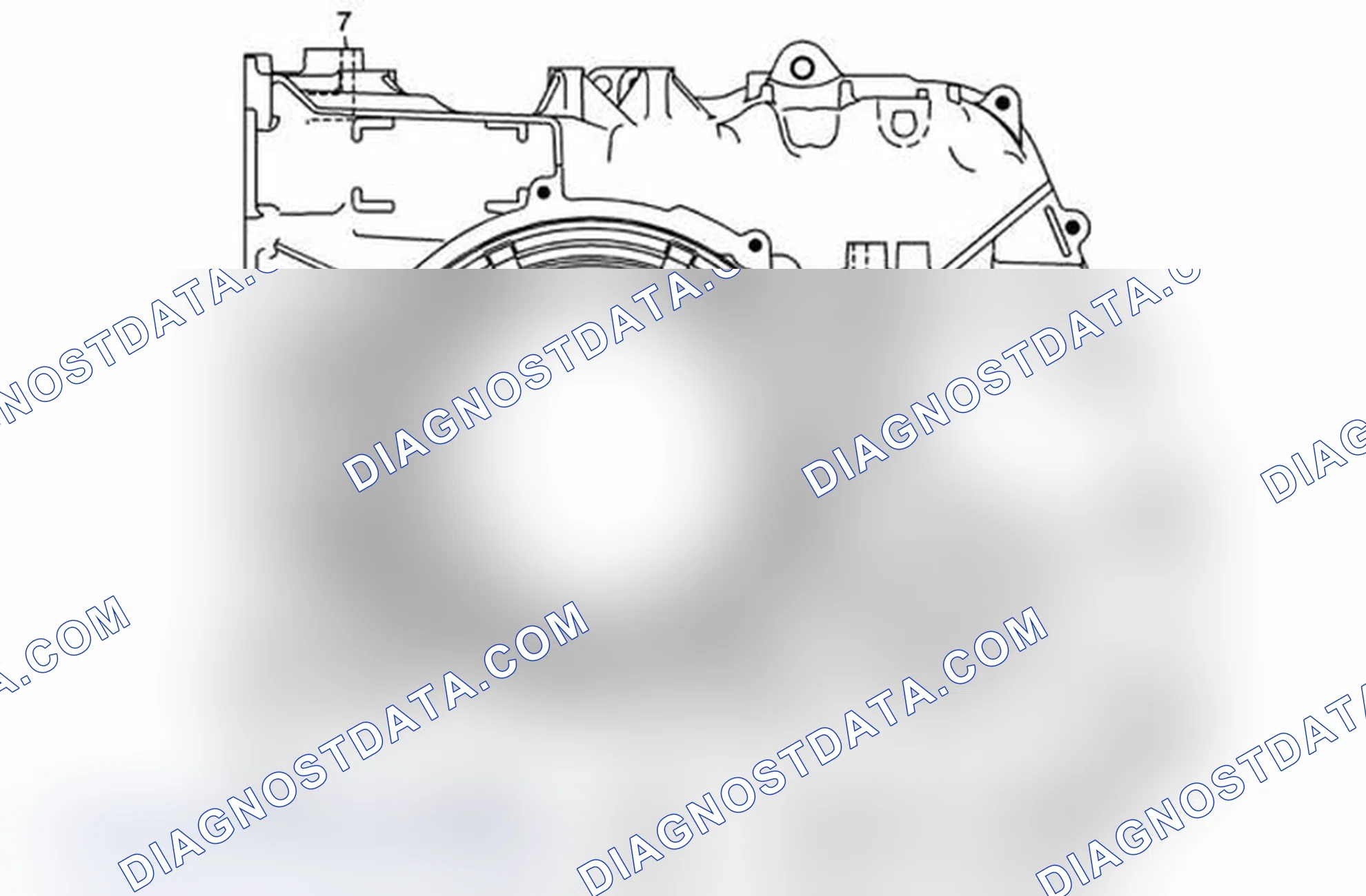 Scheme 30: A/Trans Case Assembly Case Cover Side