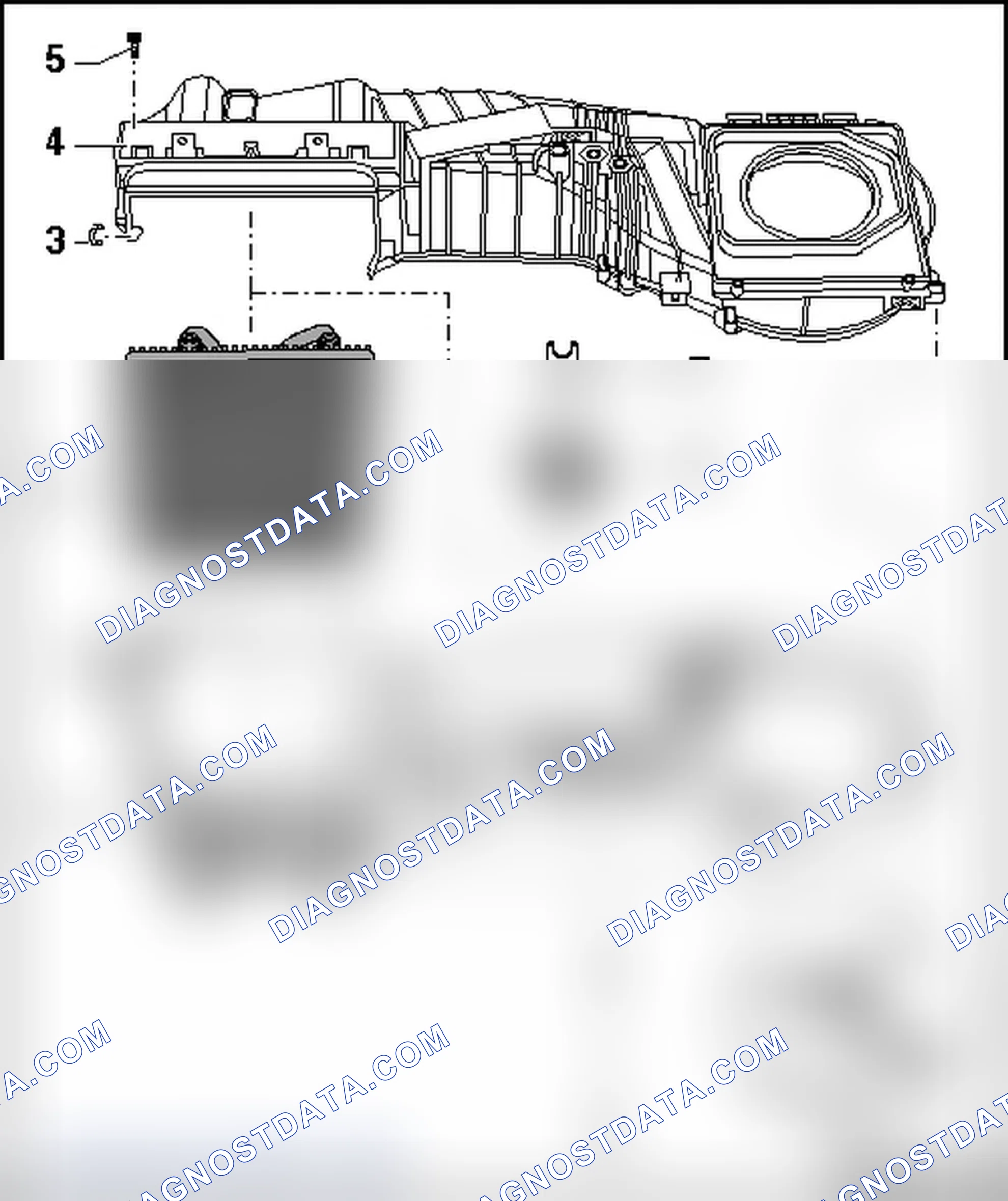 Scheme 109: EVAPORATOR HOUSING