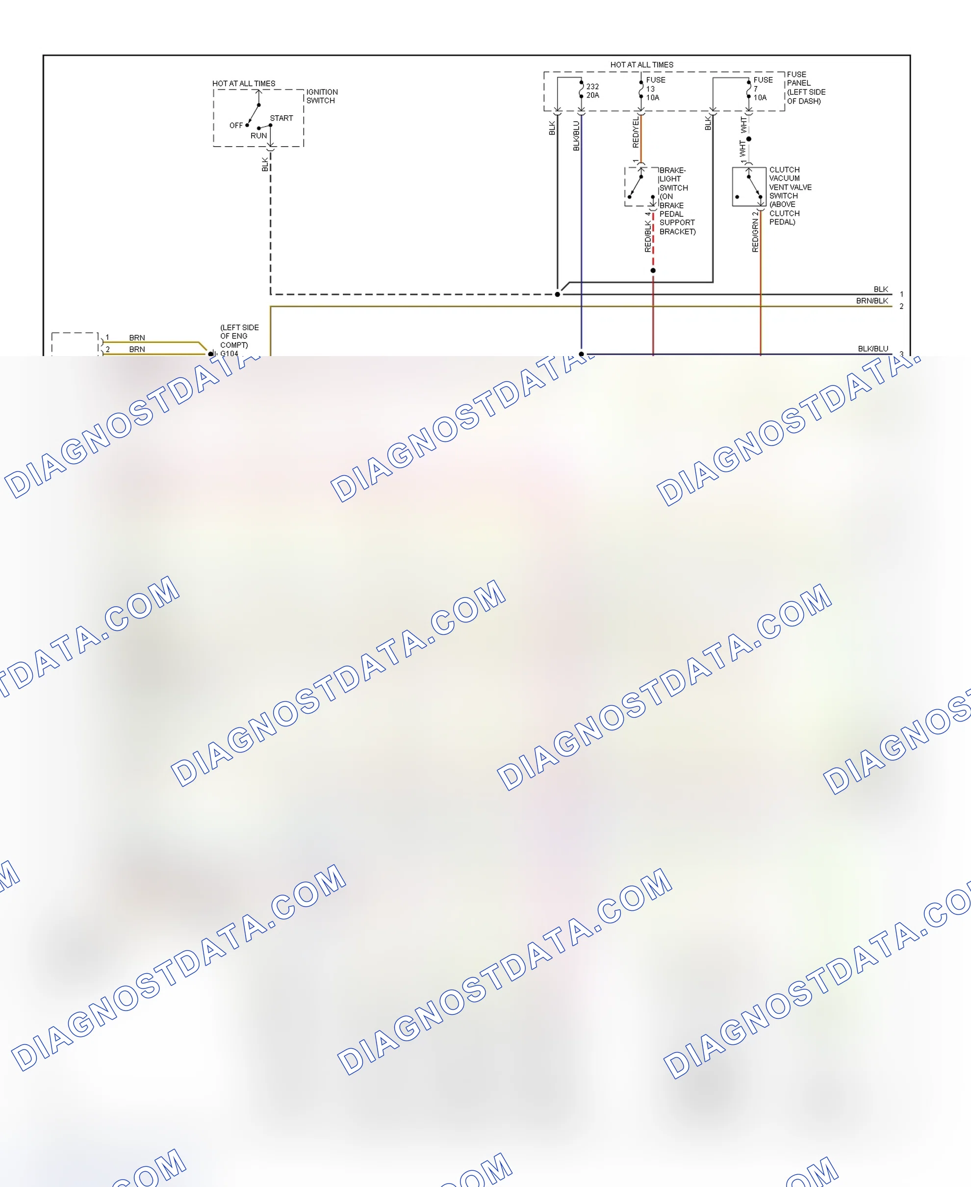 Scheme 10: Wiring Diagram (A6 2.8L - 1 Of 3)