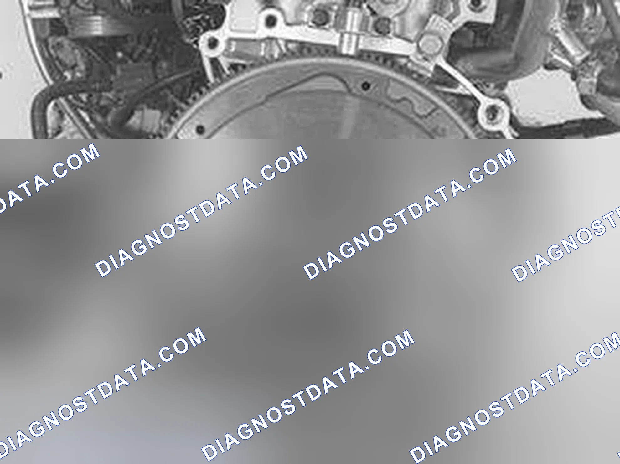 Scheme 483: Removing the flywheel and carrier plate
