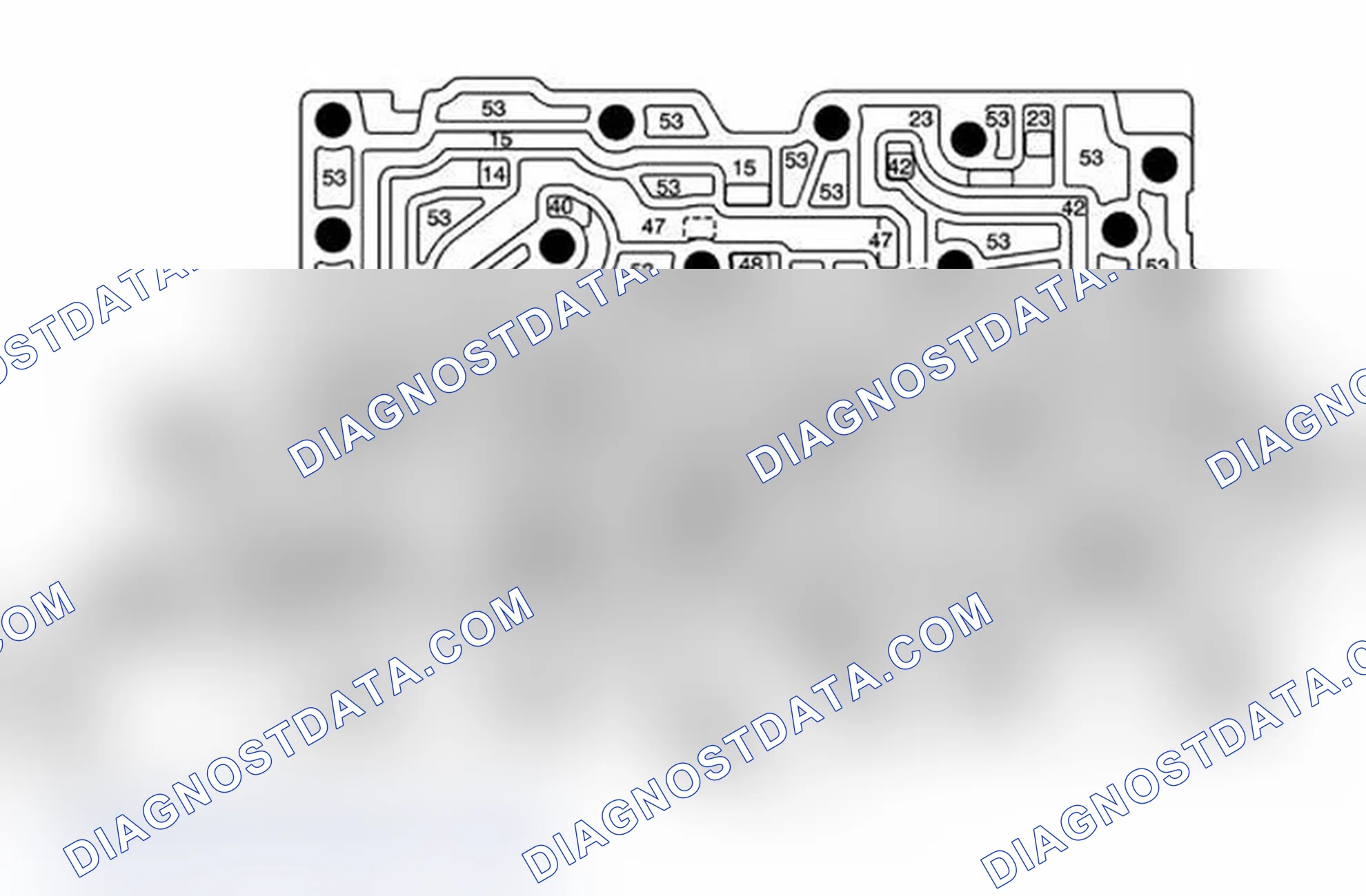 Scheme 50: Control Valve Channel Plate- Upper Plate Side