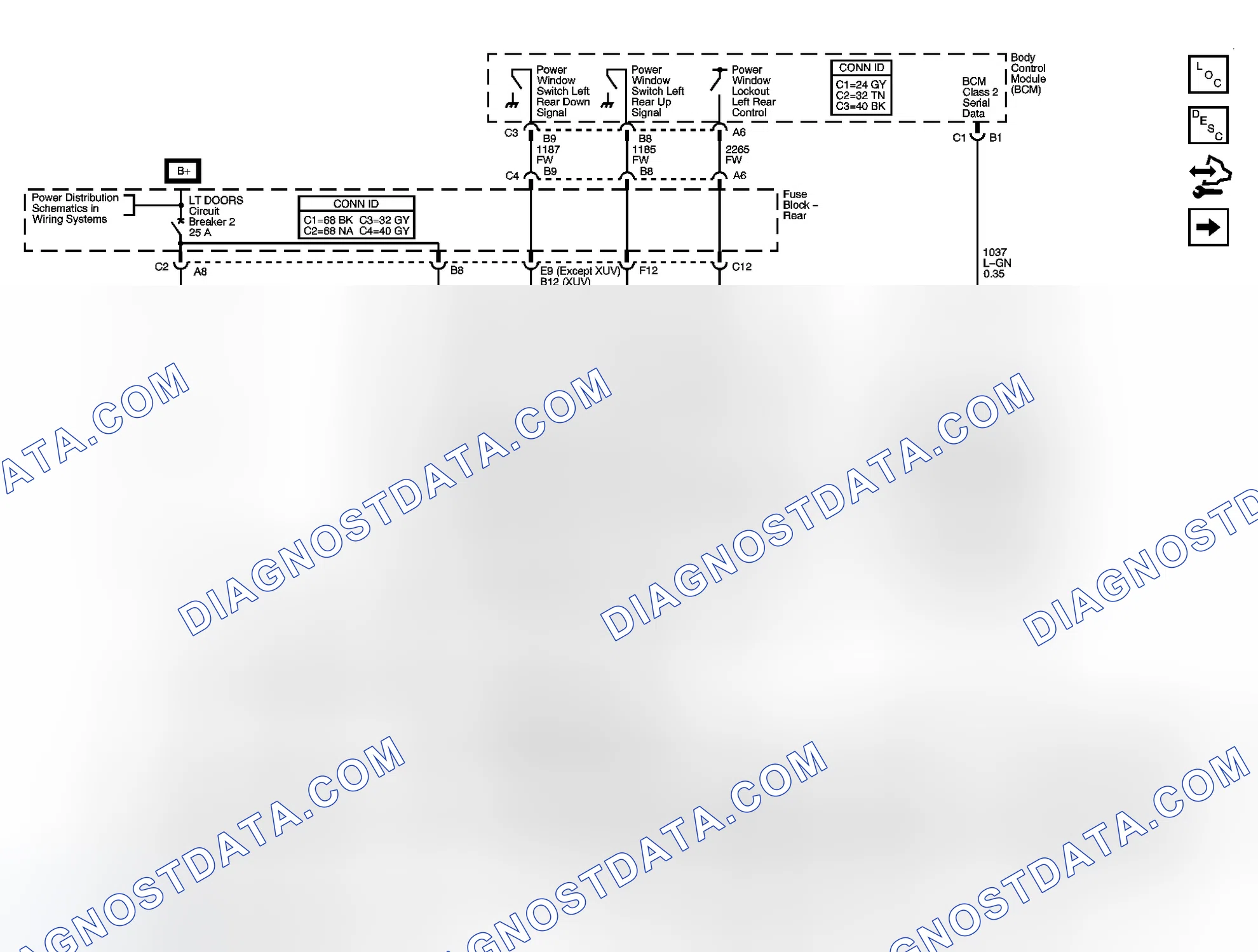 Scheme 1: Power Window Schematics